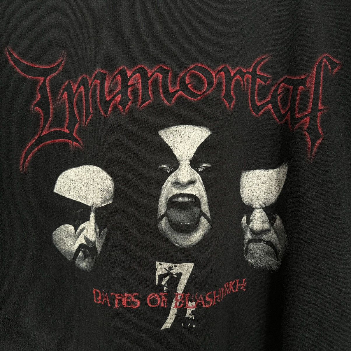 Band Tees Vintage 00s Immortal 7th Date Of Blashyrkh Rare DVD T Shirt Size US XL / EU 56 / 4 - 4 Thumbnail
