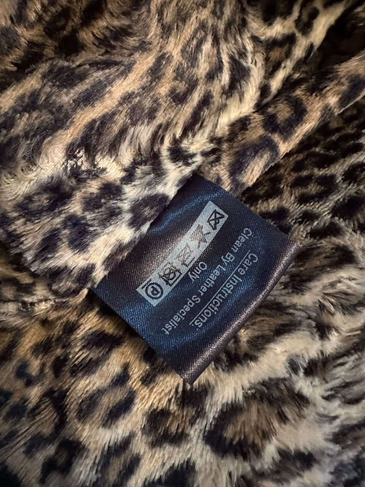 Schott × Supreme Supreme Schott Leopard Lined Leather Work Jacket Size US XL / EU 56 / 4 - 7 Thumbnail