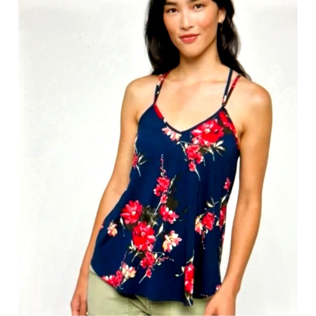 Other Papermoon Basima Back Detail Knit Top Blue Floral M Size M / US 6-8 / IT 42-44 - 9 Thumbnail