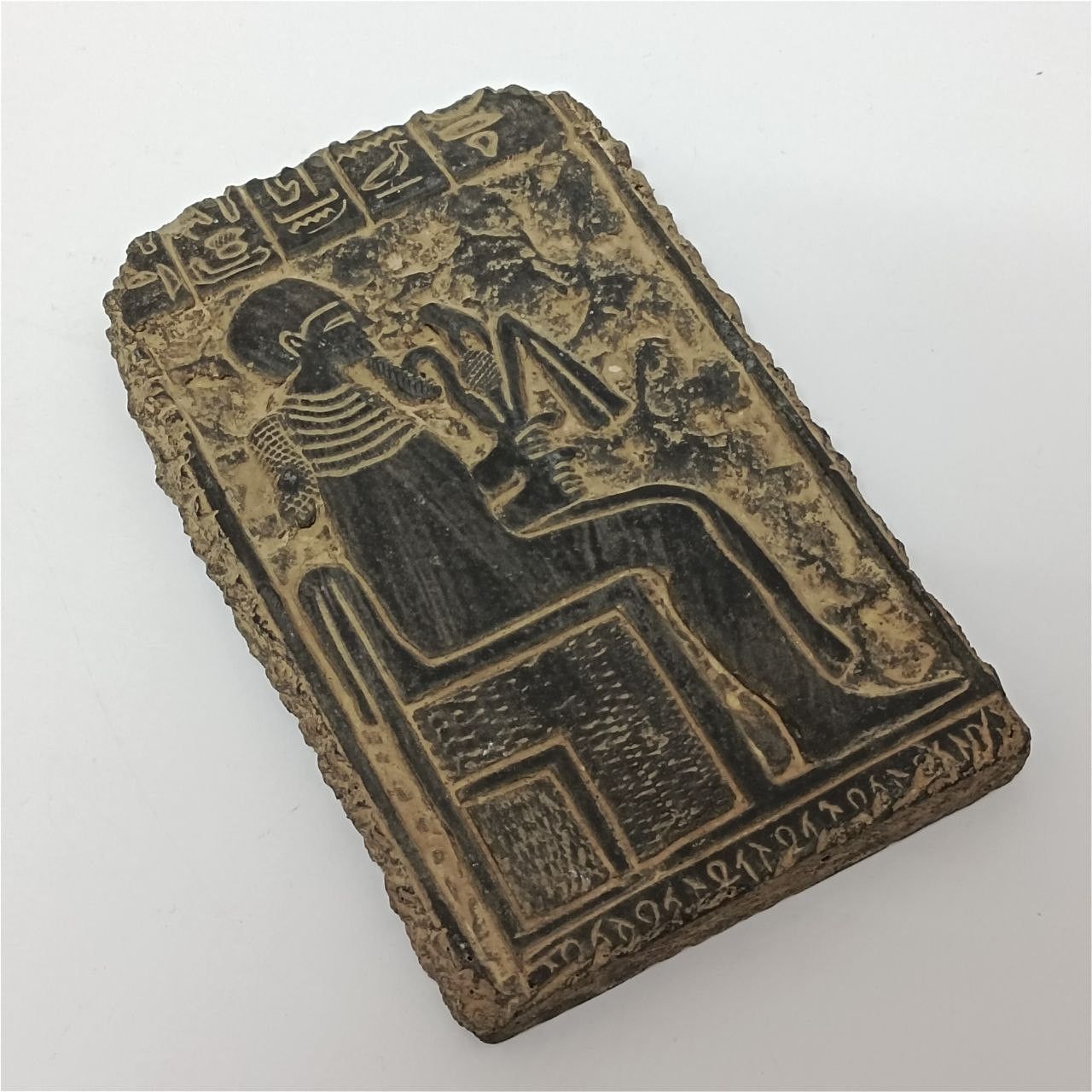 Handmade Ancient Egyptian wall plaque handmade vintage-style art Size ONE SIZE - 2 Thumbnail