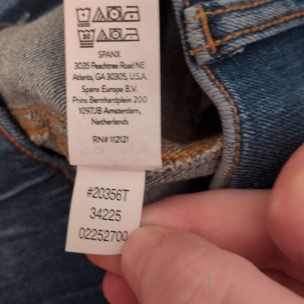 Spanx Spanx Vintage Indigo Straight Leg Pull On Jeans Size S Tall Size 27" / US 4 / IT 40 - 8 Thumbnail