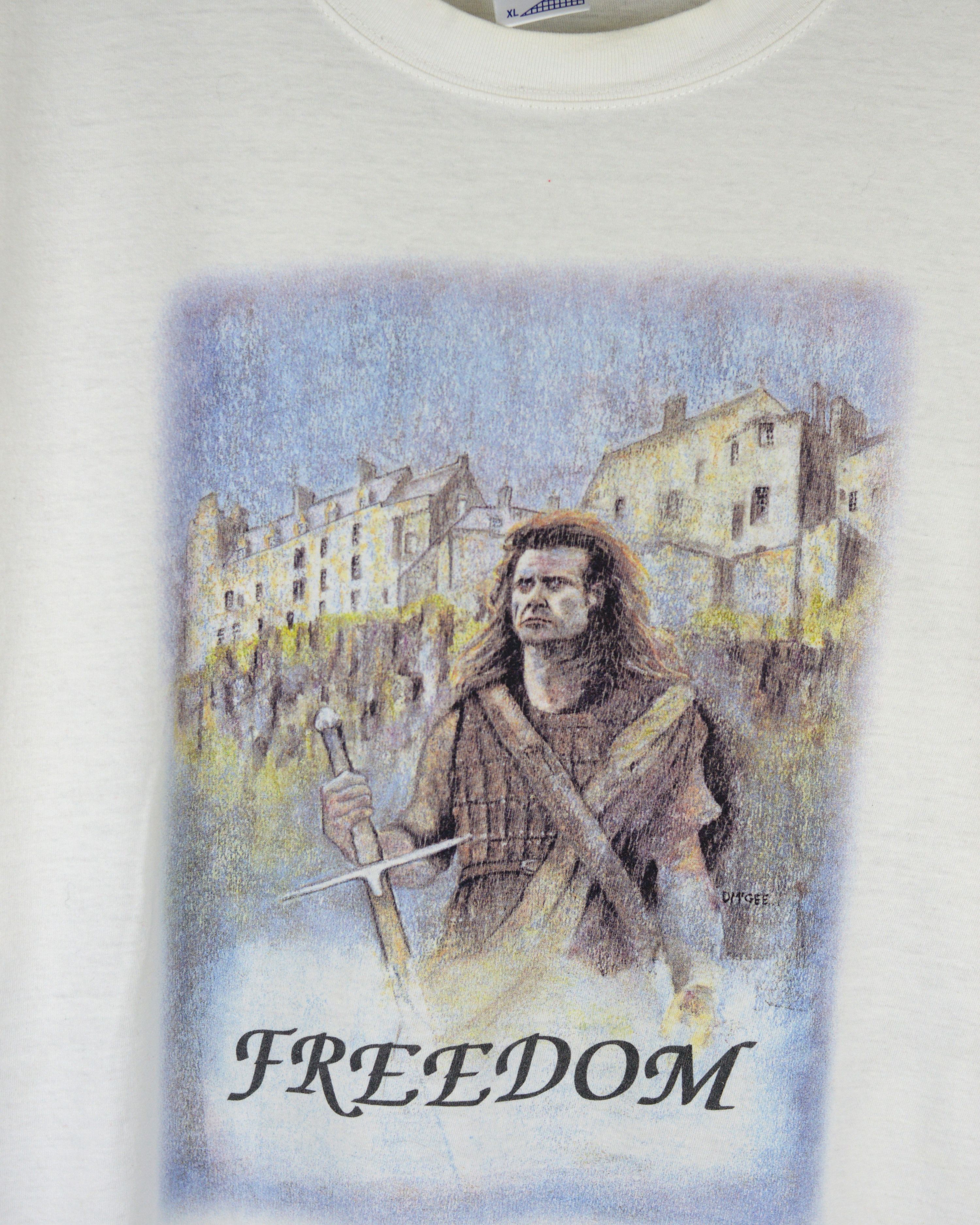 Vintage Vintage Braveheart Freedom Randall Wallace 1995 t shirt Size US XL / EU 56 / 4 - 3 Thumbnail