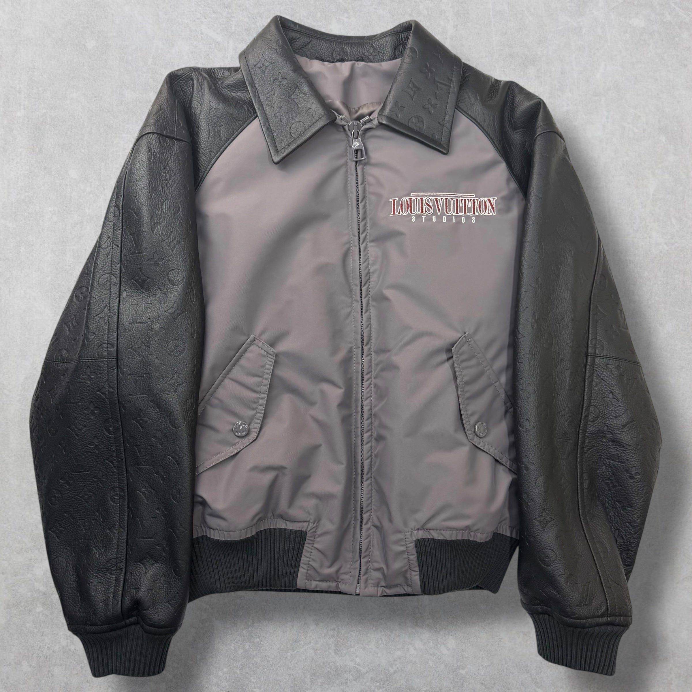 Louis Vuitton Louis Vuitton Leather and Nylon Film Studios Blouson 48 (L) Size US L / EU 52-54 / 3 - 1 Thumbnail