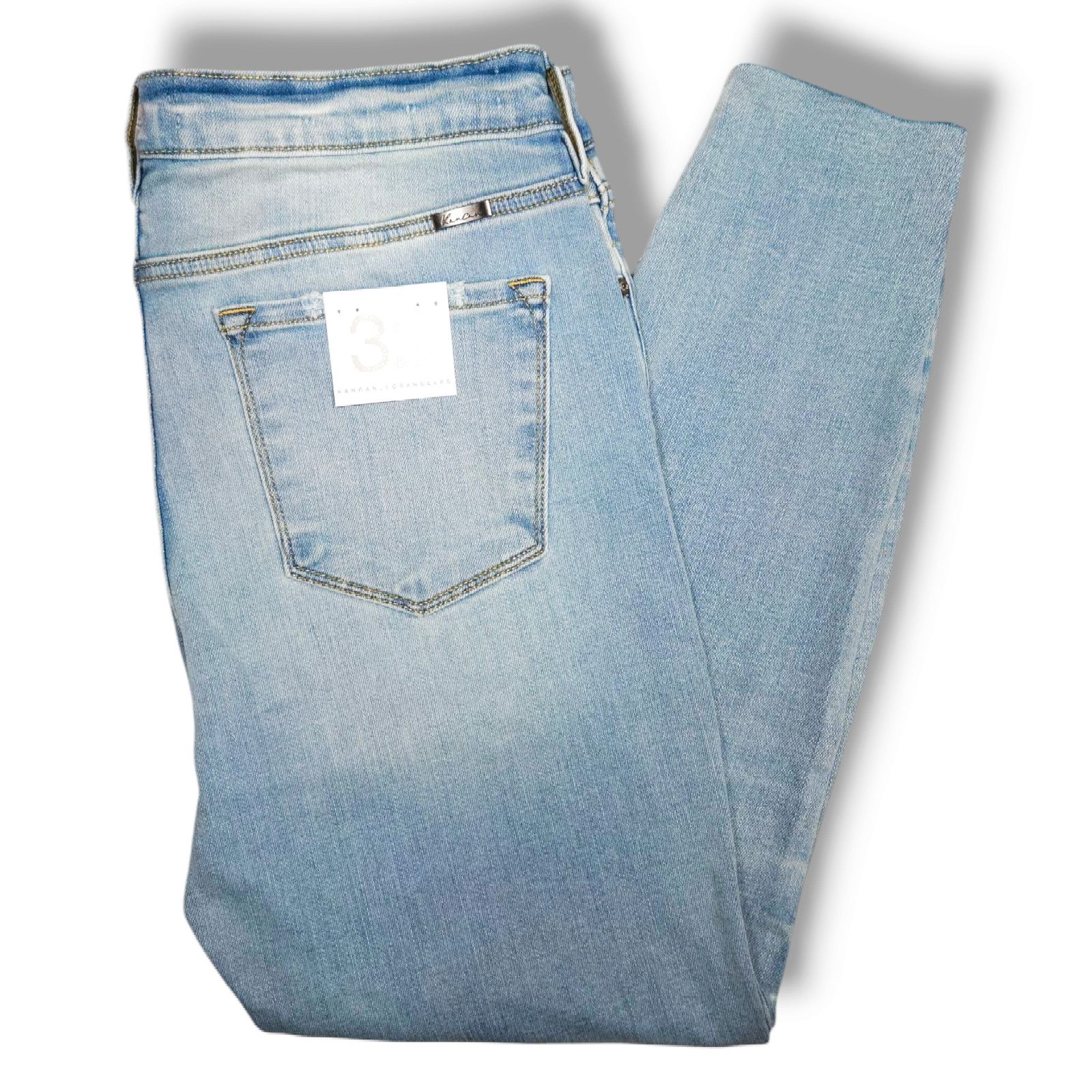 Other NWT Kancan Skinny Denim Jeans Sz. 32x28 Light Stone Blue Size 32" / US 10 / IT 46 - 1 Thumbnail