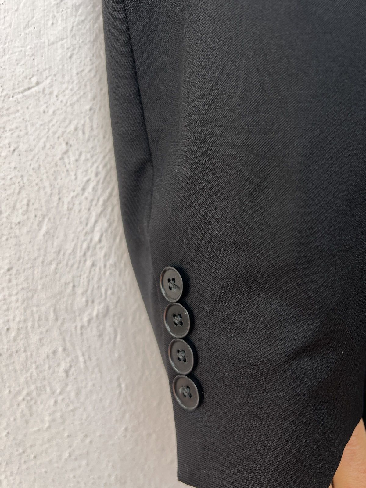 Ermenegildo Zegna Ermenegildo Zegna Tailored Blazer XL Black Wool Size 44R - 8 Thumbnail