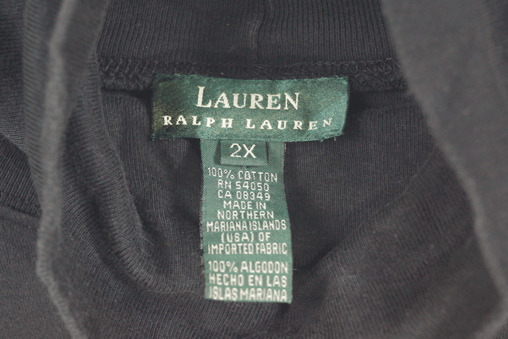 Ralph Lauren × Vintage Lauren Ralph Lauren Long Sleeve Tshirt Hight Crewneck Size US L / EU 52-54 / 3 - 3 Thumbnail