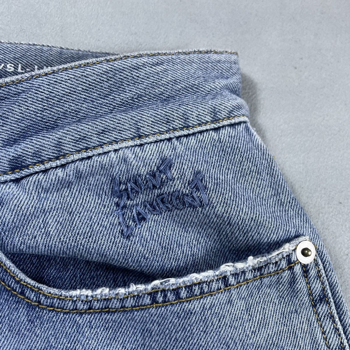 Saint Laurent Paris SAINT LAURENT PARIS AW17 D14 RIPPED DENIM PANTS Size US 31 - 5 Thumbnail