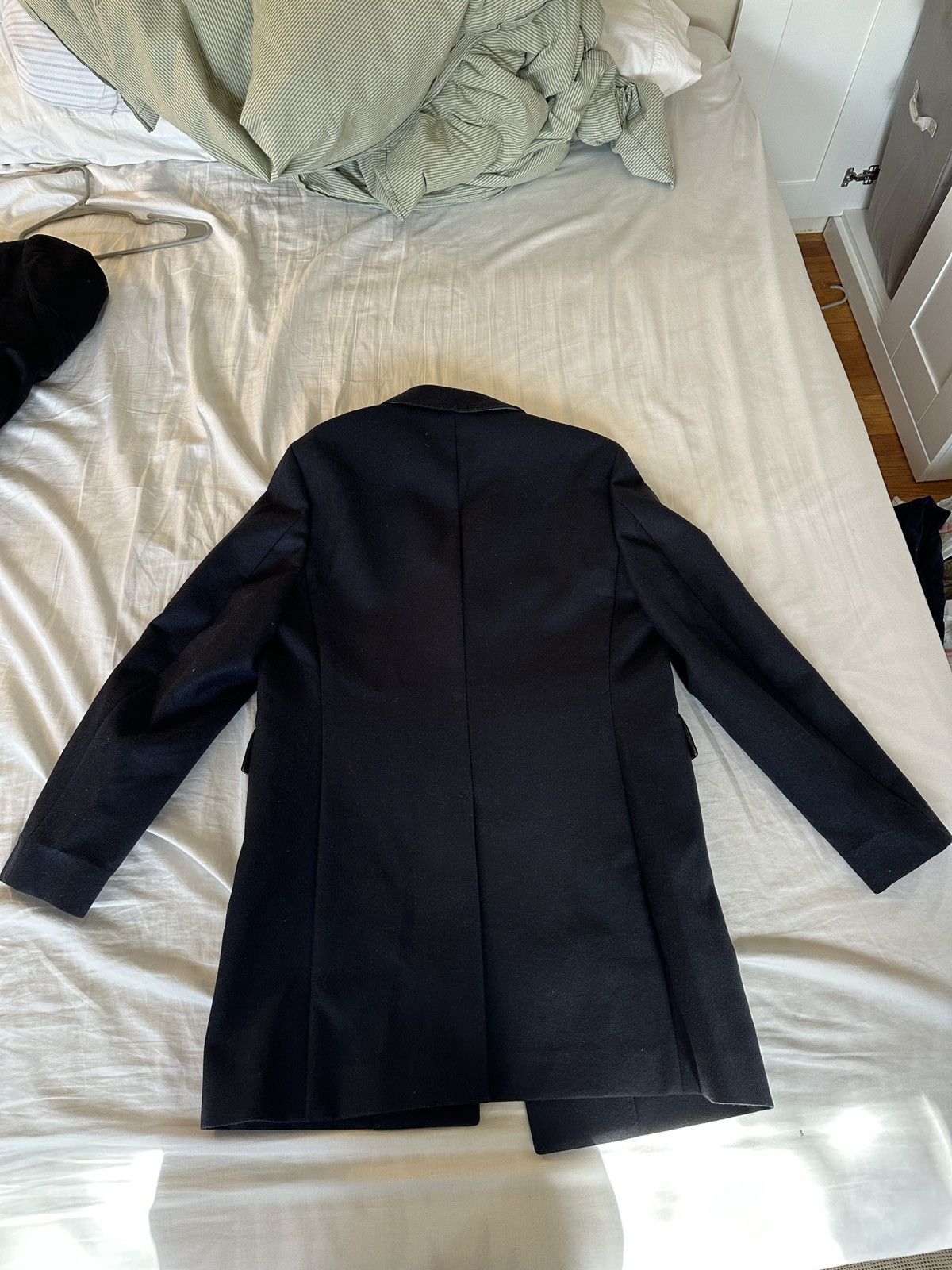 Brooks Brothers Brooks Brothers Navy Wool Overcoat - 38S Size US M / EU 48-50 / 2 - 2 Thumbnail