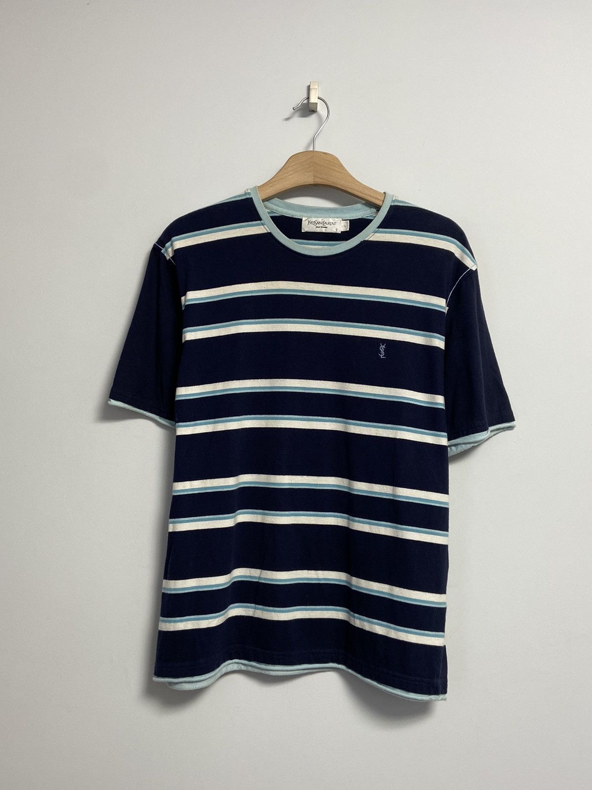 Yves Saint Laurent Vintage YSL Yves Saint Laurent Shirt Logo Size US L / EU 52-54 / 3 - 1 Thumbnail