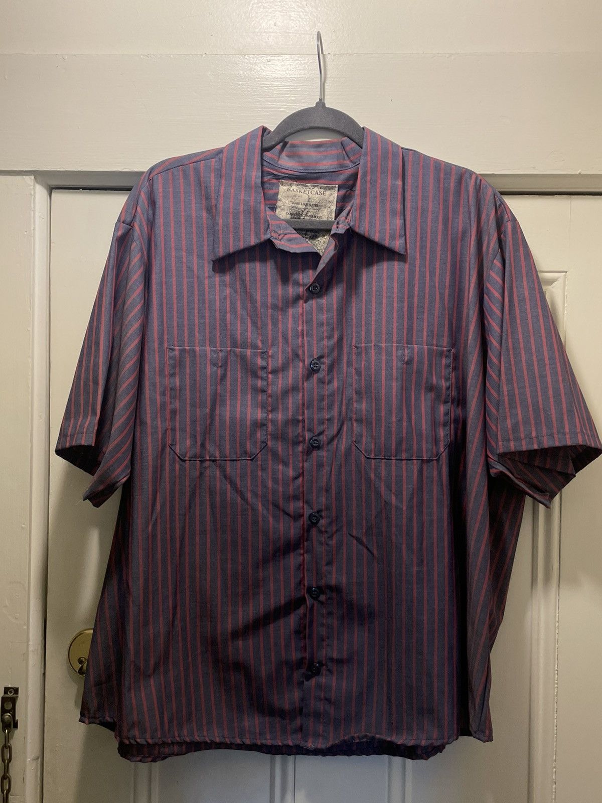 basketcase gallery LOP Striped Short Sleeve Button Up Size US XXL / EU 58 / 5 - 1 Thumbnail