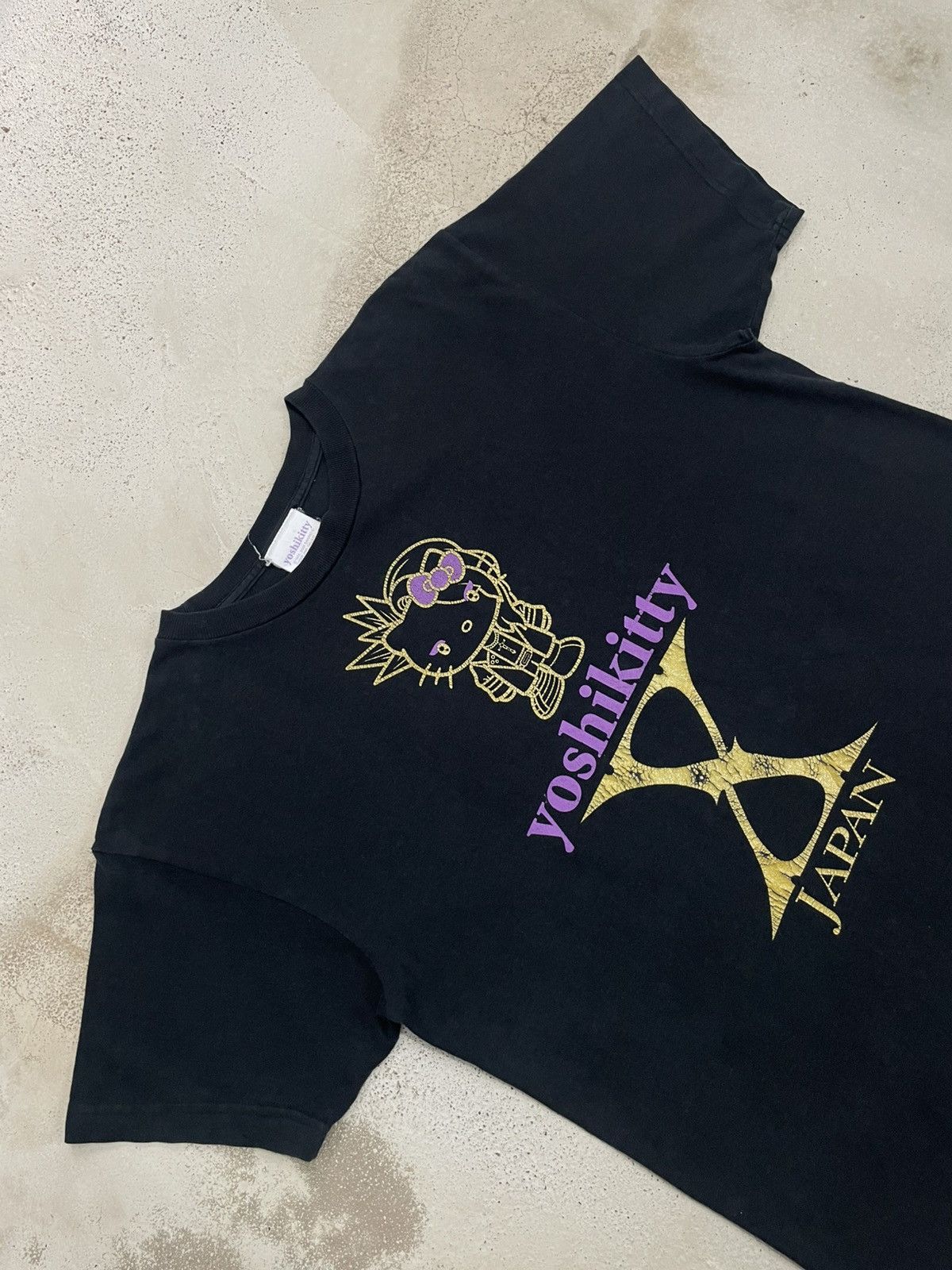 Anime × Band Tees × Japanese Brand Yoshikitty x Japan Sanrio Band Hello Kitty Size US XXS / EU 40 - 3 Thumbnail