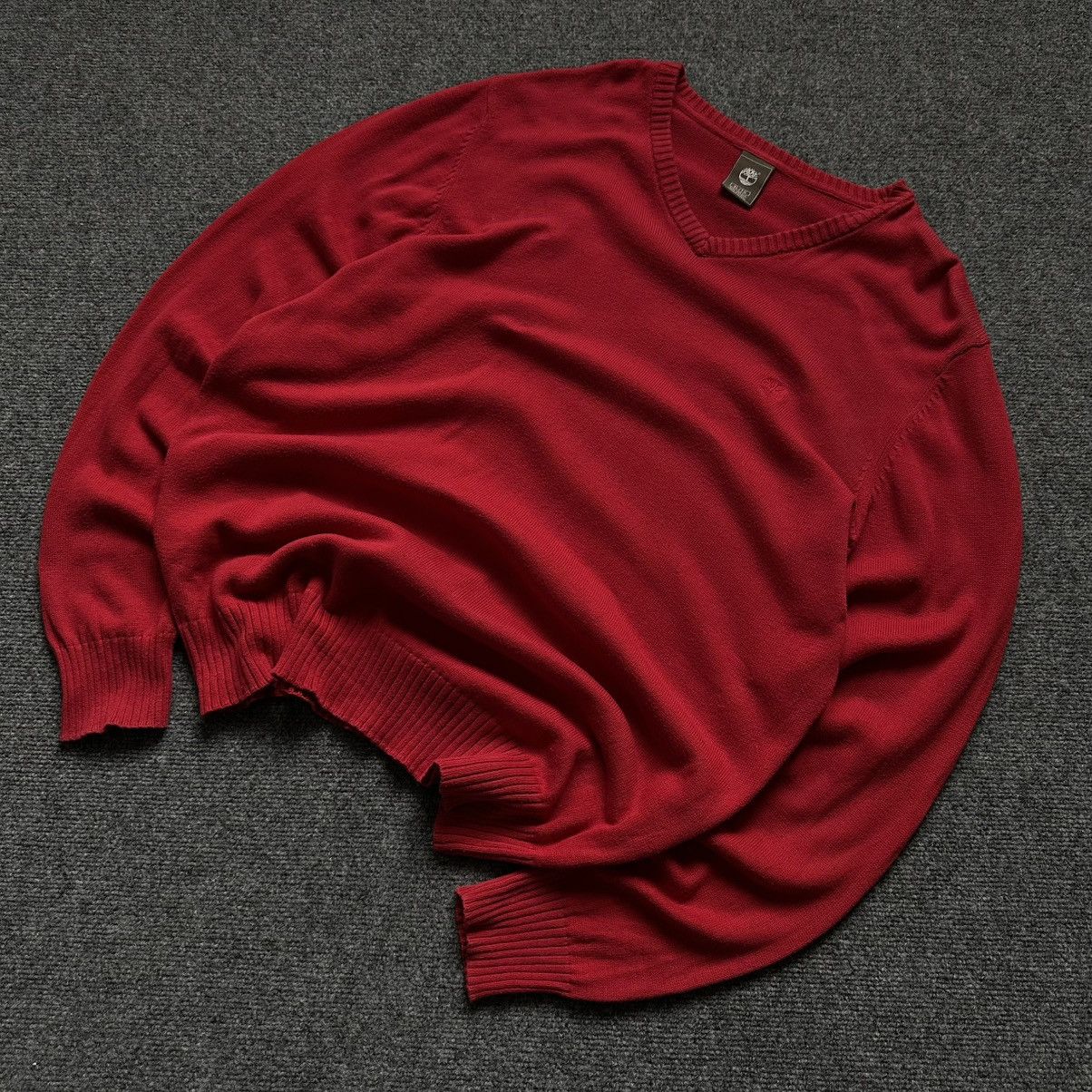Timberland Luxury Timberland V Neck Knit Sweater Size XL 00s USA Size US XL / EU 56 / 4 - 1 Thumbnail
