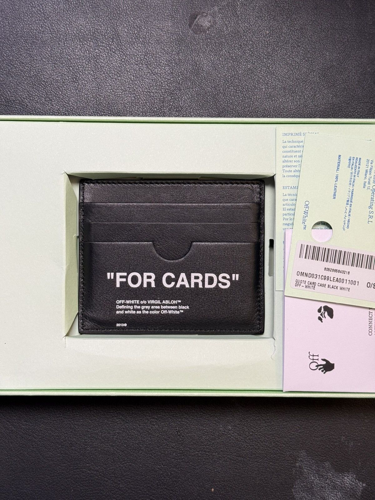 Off-White Off-White “FOR CARDS” Card Holder Black Size ONE SIZE - 14 Thumbnail