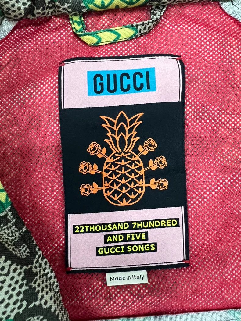 Gucci Gucci Pineapple embroidery full-print zipper jacket 2504-Ne Size US S / EU 44-46 / 1 - 3 Thumbnail