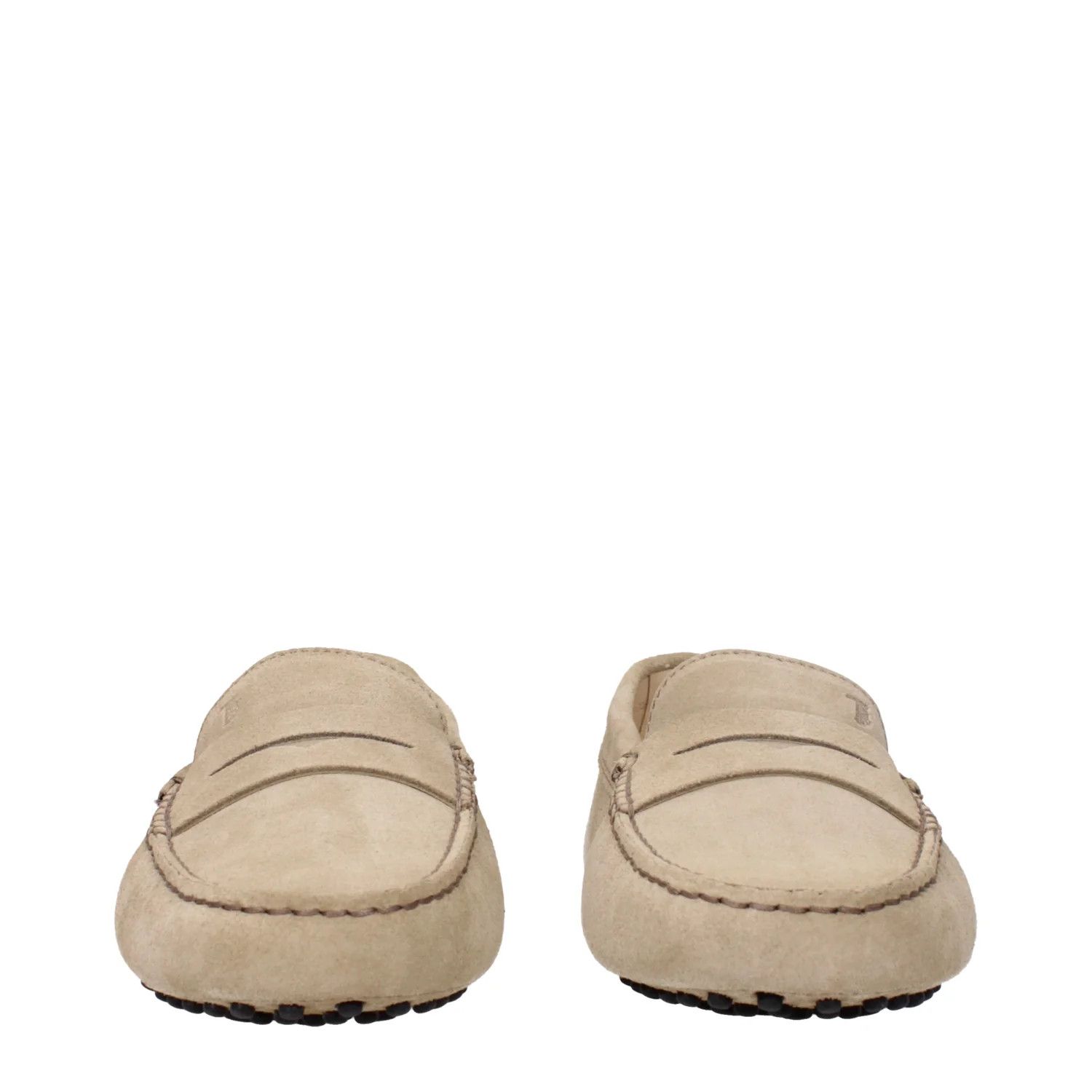 Tod's ob1o1e1224 Suede Loafers in Beige Size US 10 / IT 40 - 3 Thumbnail