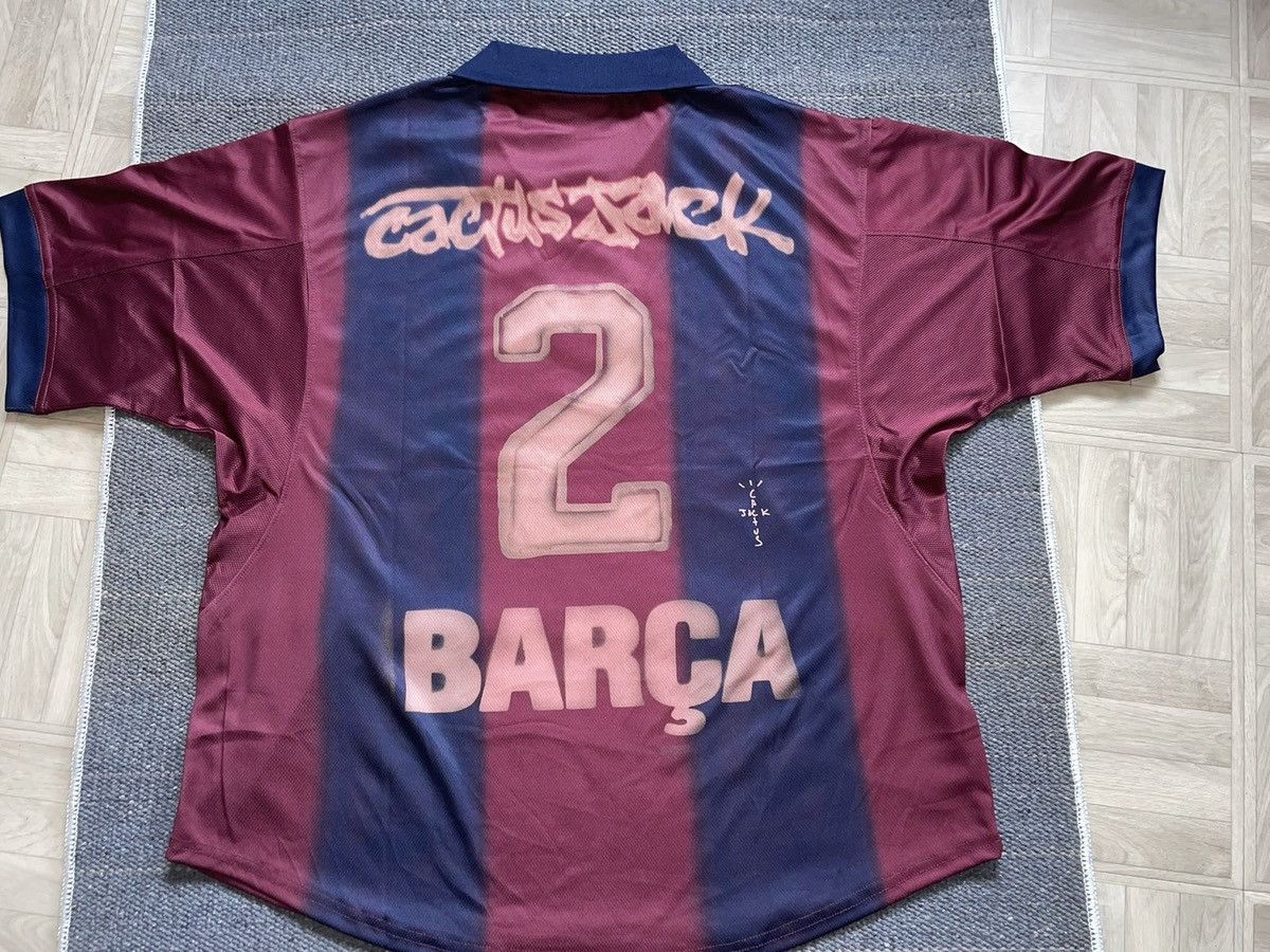 Nike × Travis Scott FC Barcelona x Travis Scott Cactus Jack T-Shirt Size US M / EU 48-50 / 2 - 2 Thumbnail