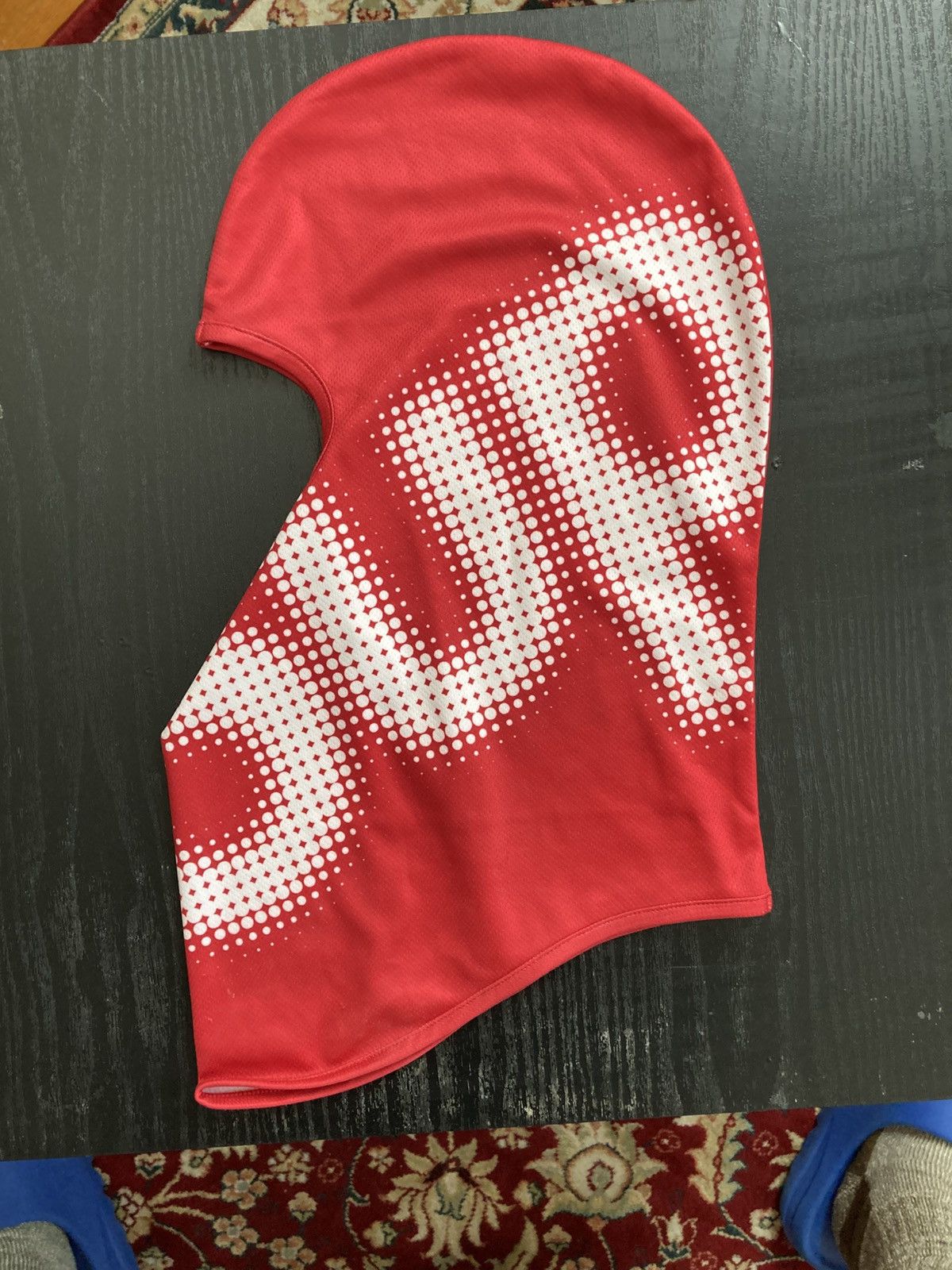 Supreme Halftone Lightweight Balaclava Red