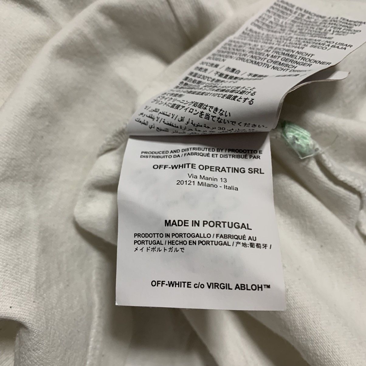 Off-White Off White XS Elevator Music White Tee Virgil Abloh Size US XS / EU 42 / 0 - 9 Thumbnail