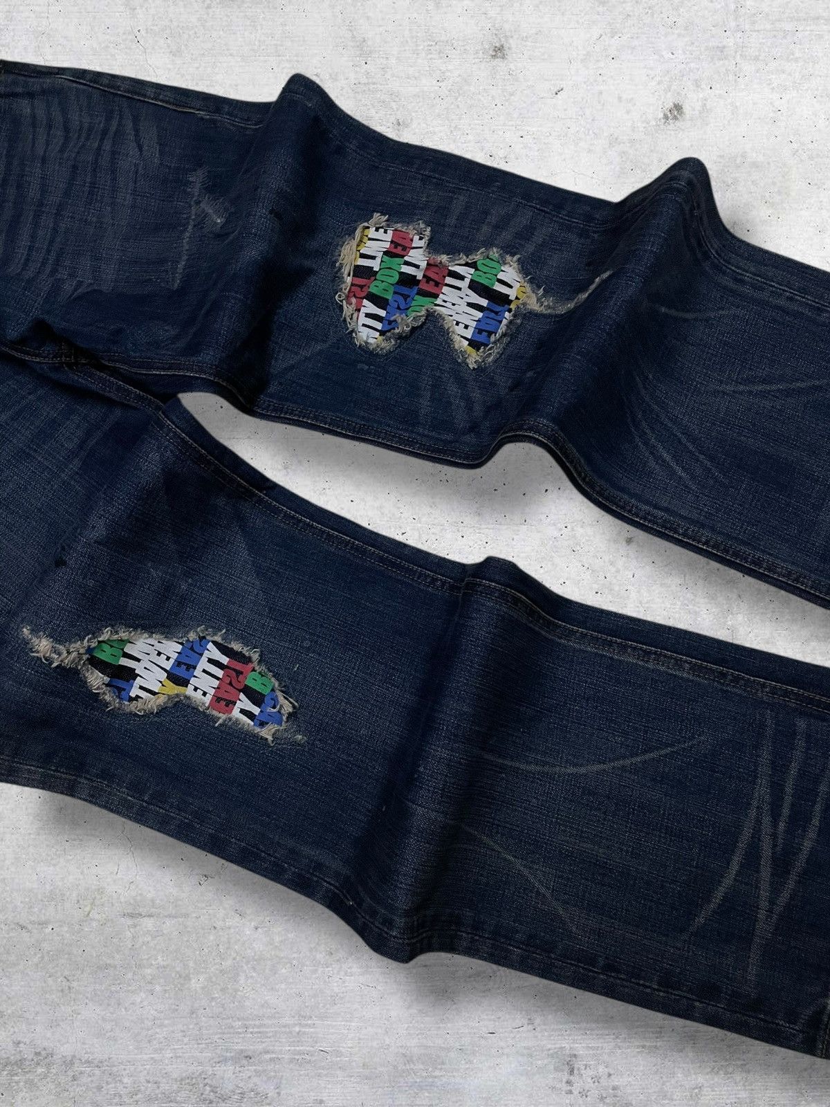 Hysteric Glamour VINTAGE IDENTIFYING LABEL OG JAPAN DESIGNER PATCHWORK BOXER Size US 31 - 6 Thumbnail