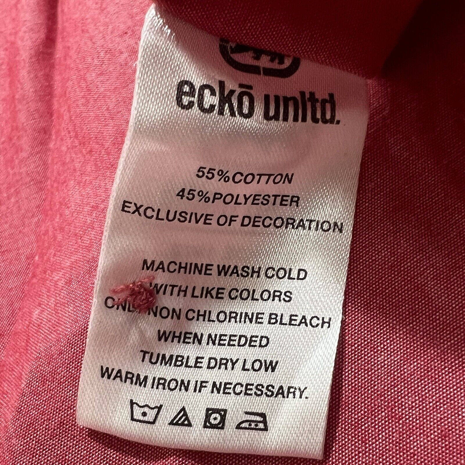 Ecko Unltd. Ecko Unltd Large Button Down Light Red Pocket Shirt Size US L / EU 52-54 / 3 - 4 Thumbnail