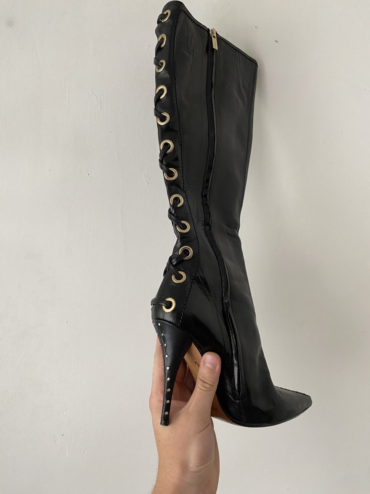 Yves Saint Laurent Yves Saint Laurent Vintage Avant Garde Hight Boots Size US 7 / IT 37 - 4 Thumbnail
