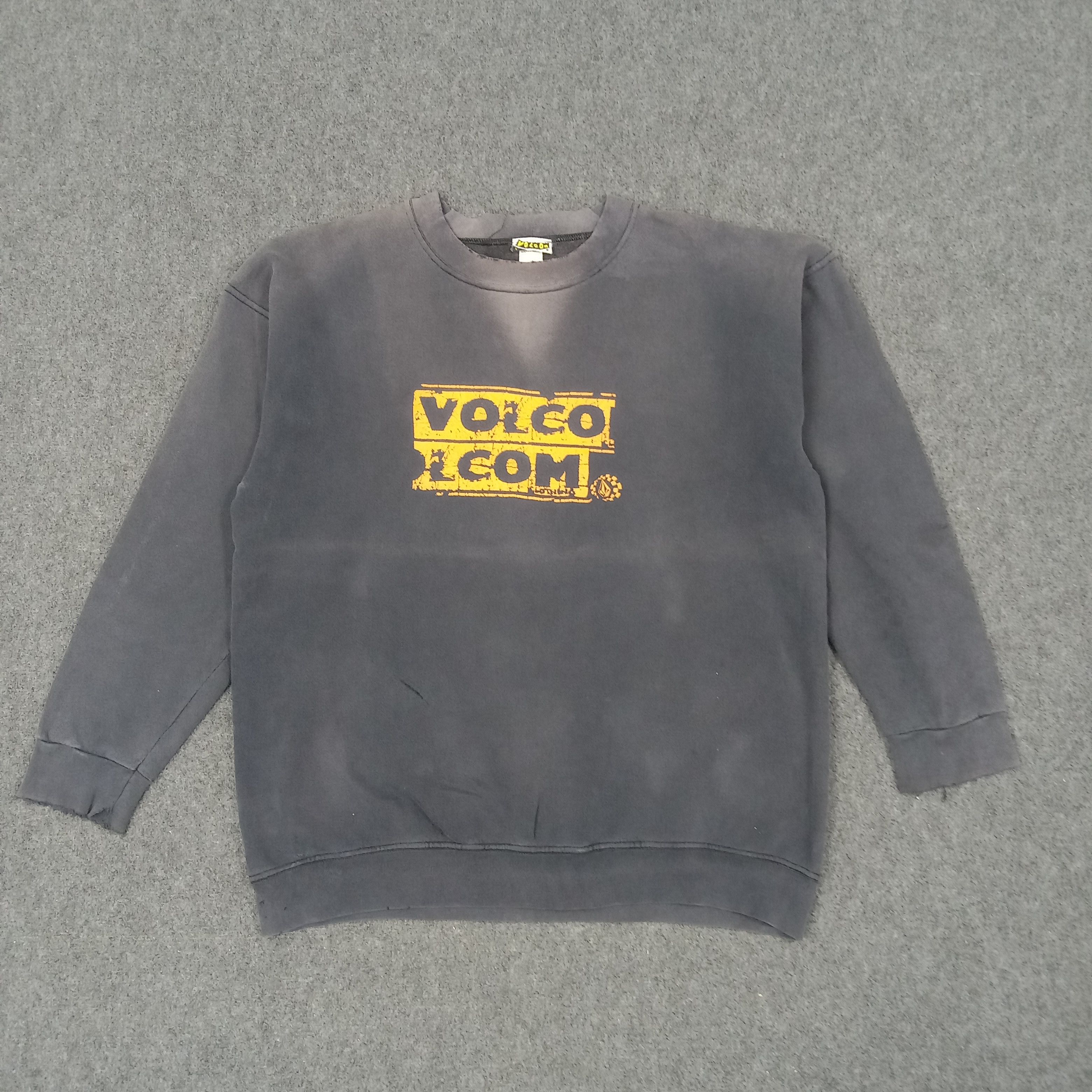 Vintage × Volcom Volcom Clothing American Distressed Style Sweatshirts Size US XL / EU 56 / 4 - 1 Thumbnail