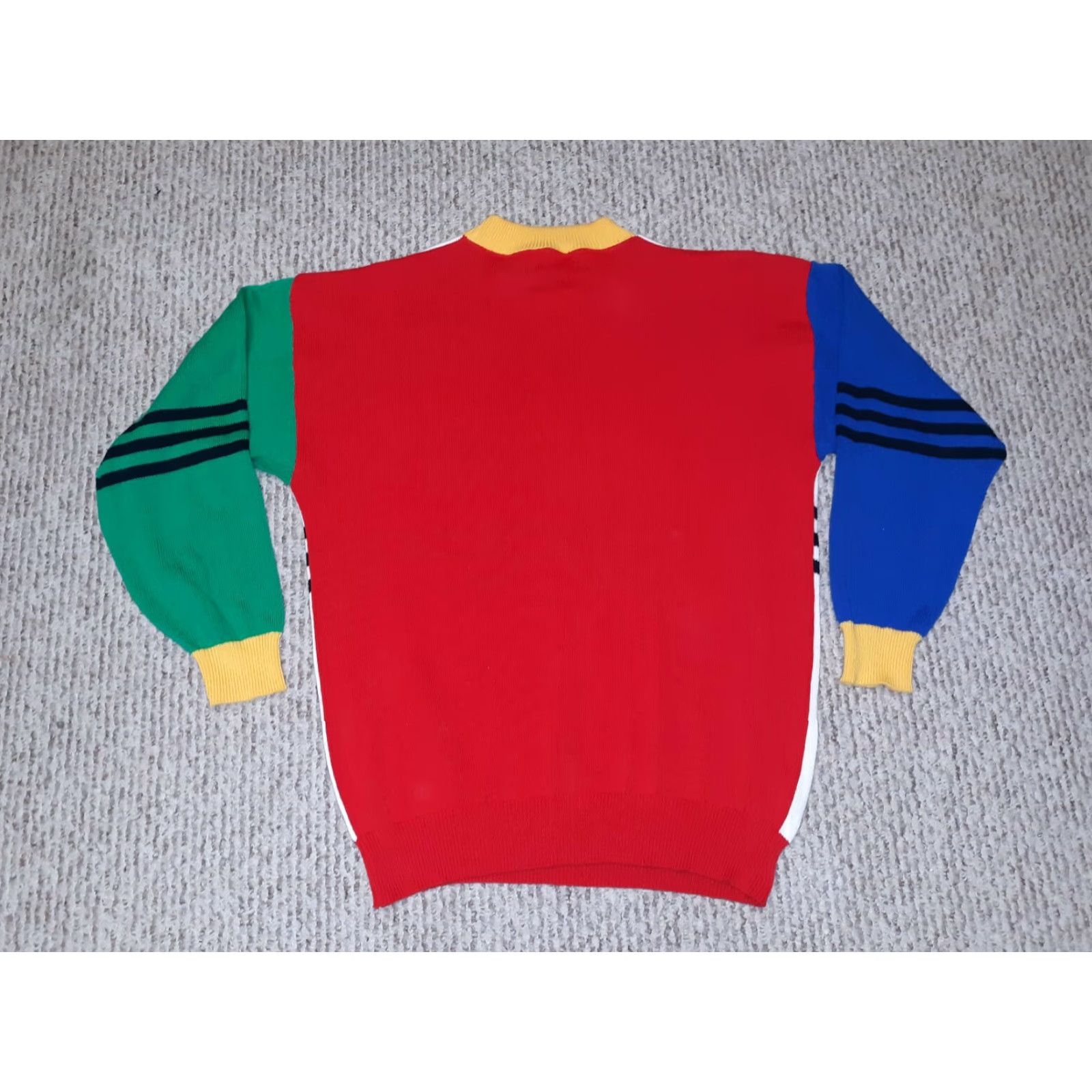 Etro VINTAGE Buffalo NY Stripes Olympic Sports Sweatshirt XL Men White 80s 90s RARE Retro Graphic Tee Size US M / EU 48-50 / 2 - 4 Thumbnail