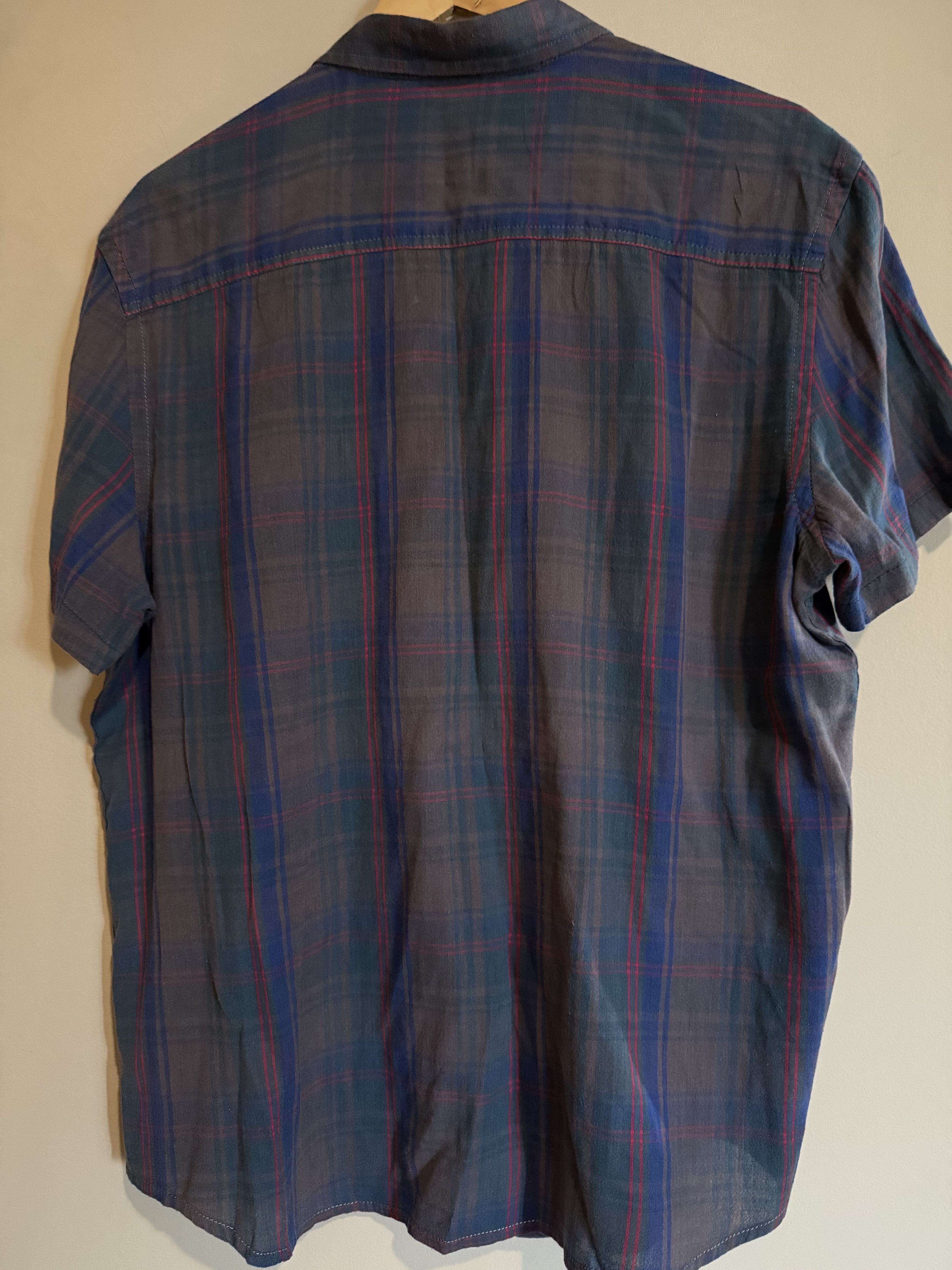 Salt Valley UO Salt Valley Lightweight Plaid S/S Shirt, Men's Large Size US L / EU 52-54 / 3 - 2 Thumbnail