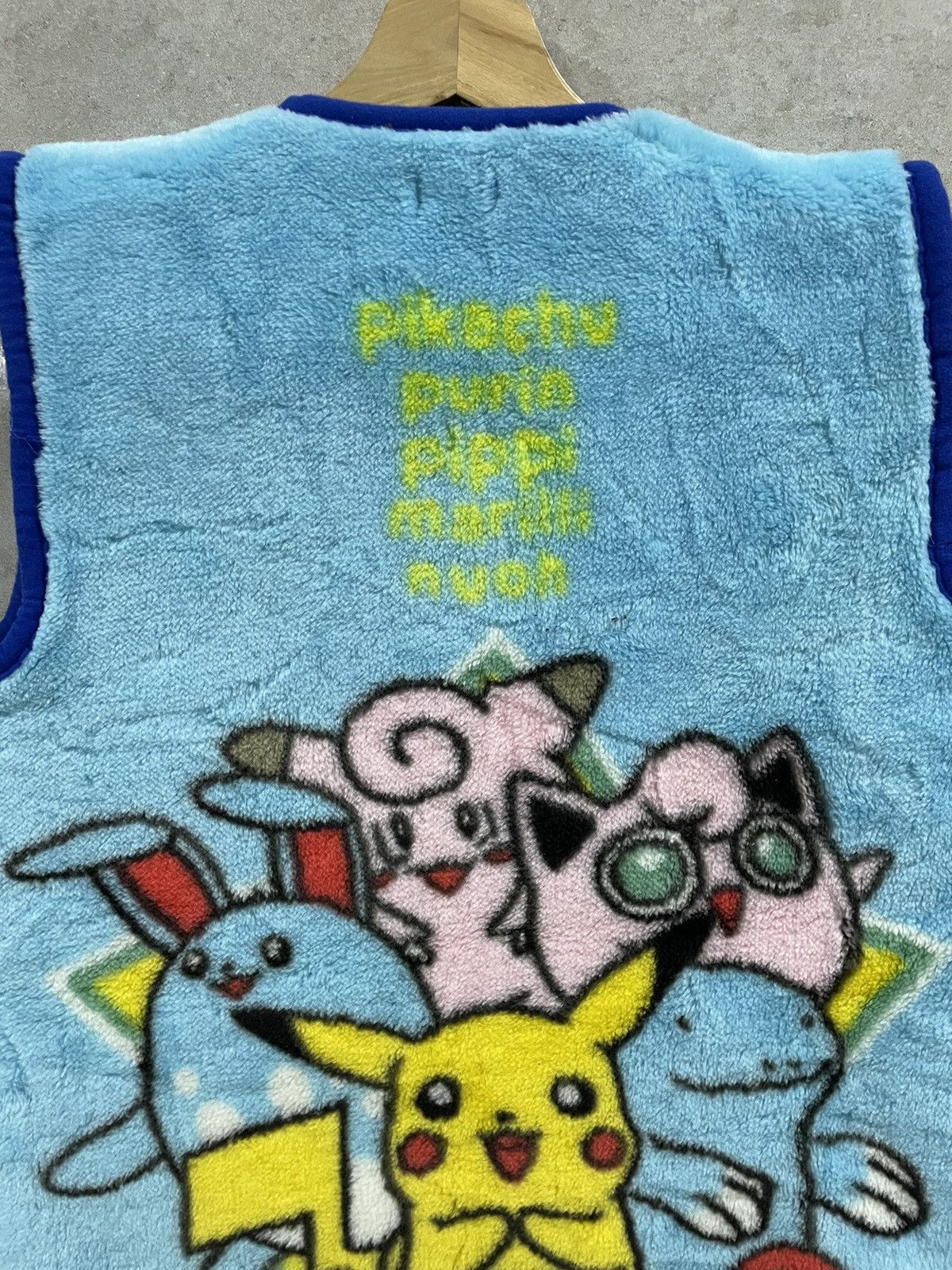 Japanese Brand Vintage Pokemon Fleece Vest AOP Limited Edition Size US M / EU 48-50 / 2 - 6 Thumbnail