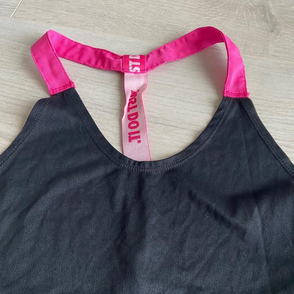 Nike Nike Women's Black and Pink Athletic Tank Top Size XS / US 0-2 / IT 36-38 - 3 Thumbnail