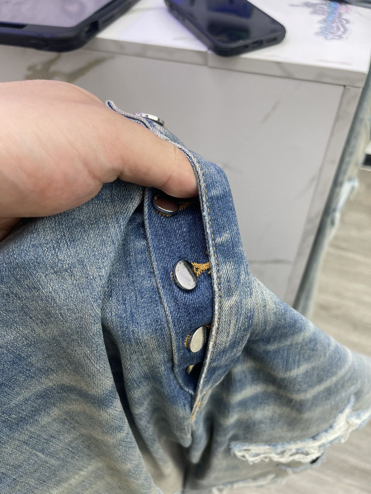 Amiri Amiri Mx1 light blue jeans Marble Size US 36 / EU 52 - 6 Thumbnail