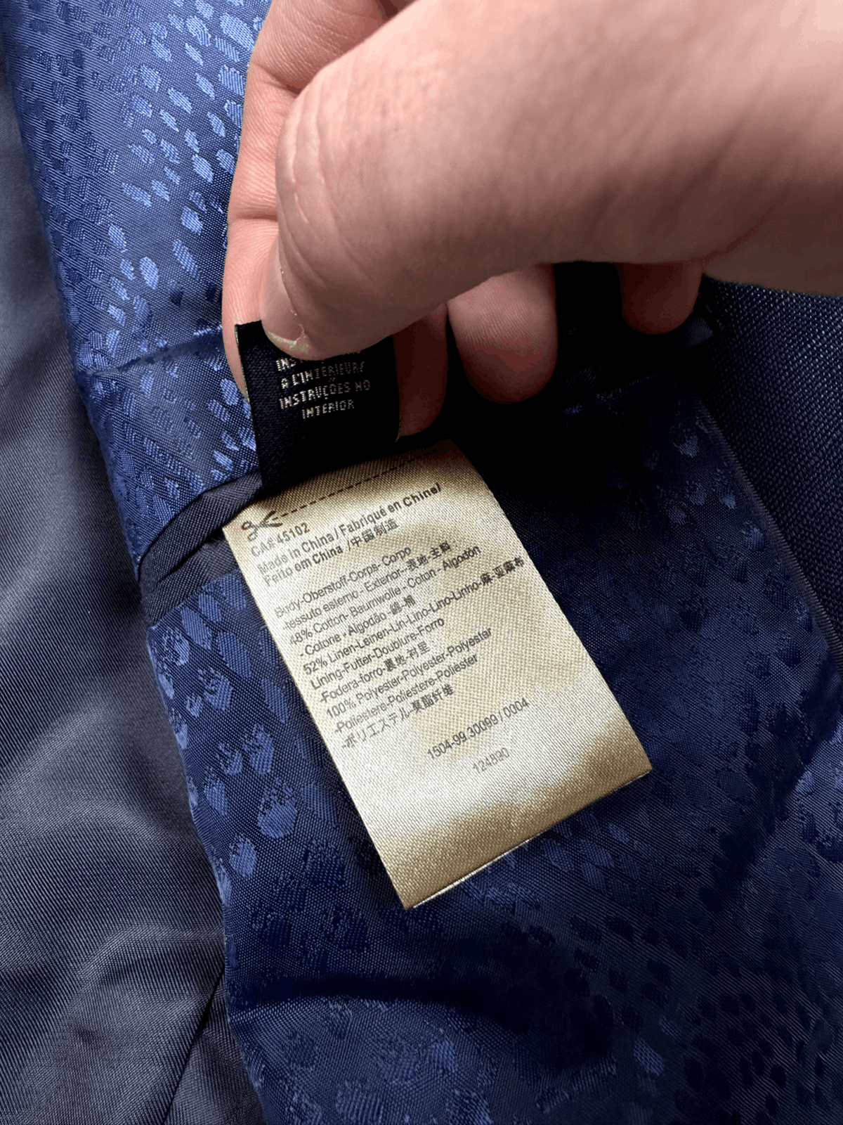 Scotch & Soda Scotch&soda Linen 2 Piece Blazer Size 50R - 10 Thumbnail
