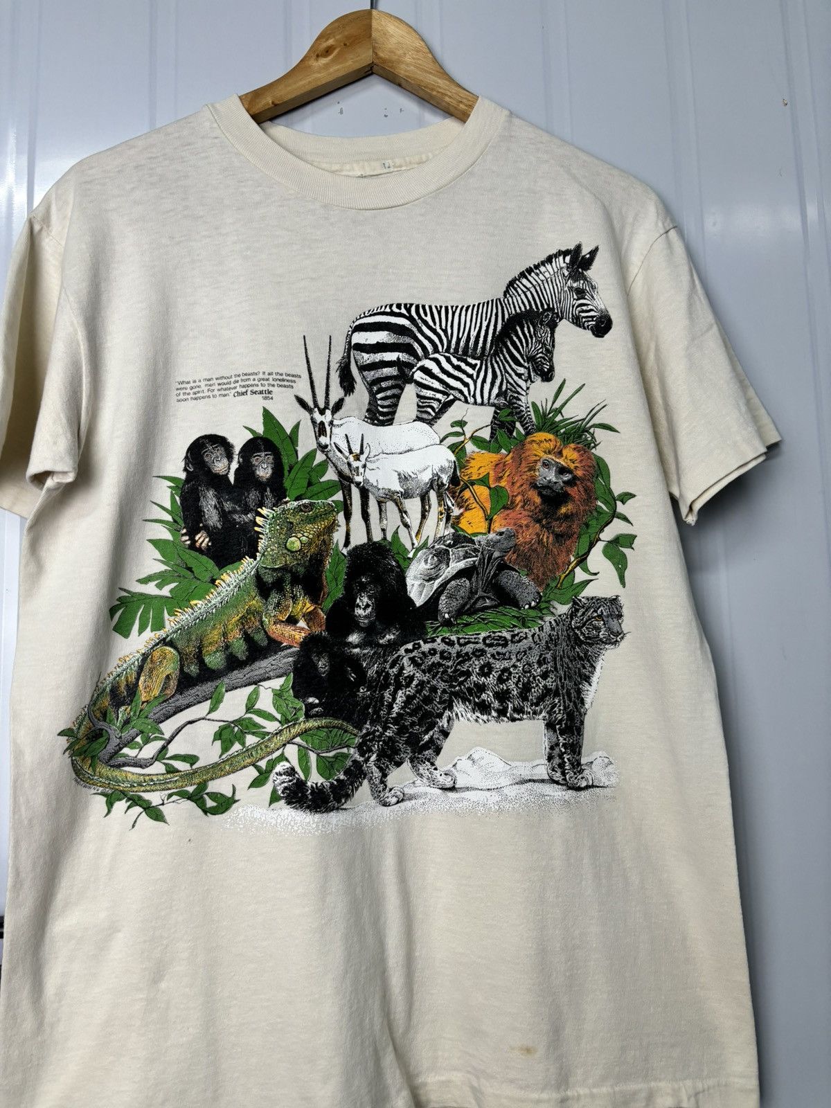 Vintage RARE! Vintage 1987 Art Animal Tee OVP Size US M / EU 48-50 / 2 - 1 Thumbnail