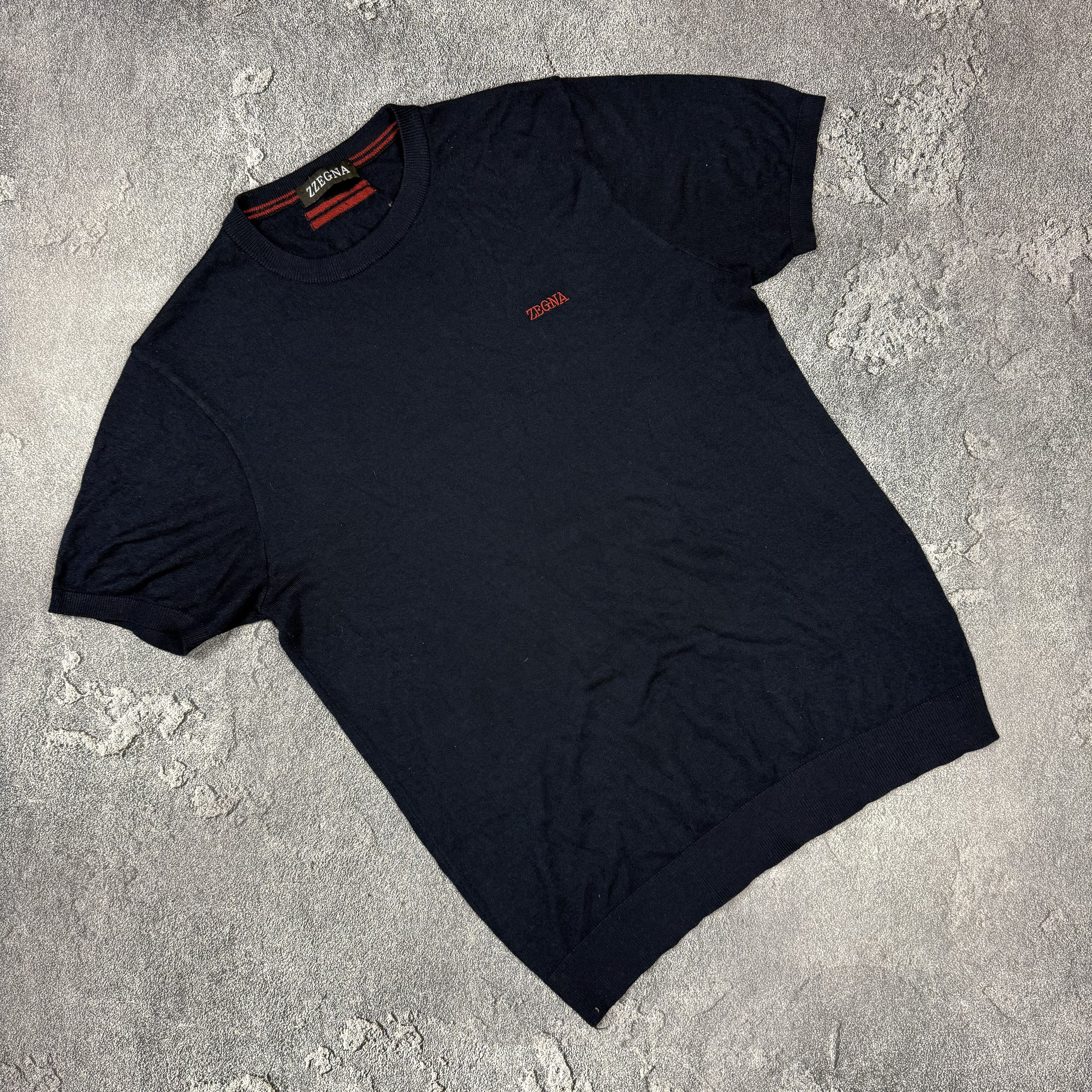 Z Zegna Z Zegna Silk Blue T-shirt Size Size 54 Size US L / EU 52-54 / 3 - 1 Thumbnail