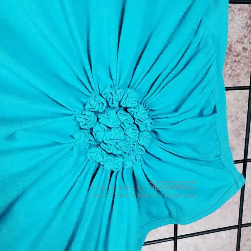 Givenchy Givenchy Women's Embroidered Blue Cotton T-Shirt . Size L / US 10 / IT 46 - 6 Thumbnail