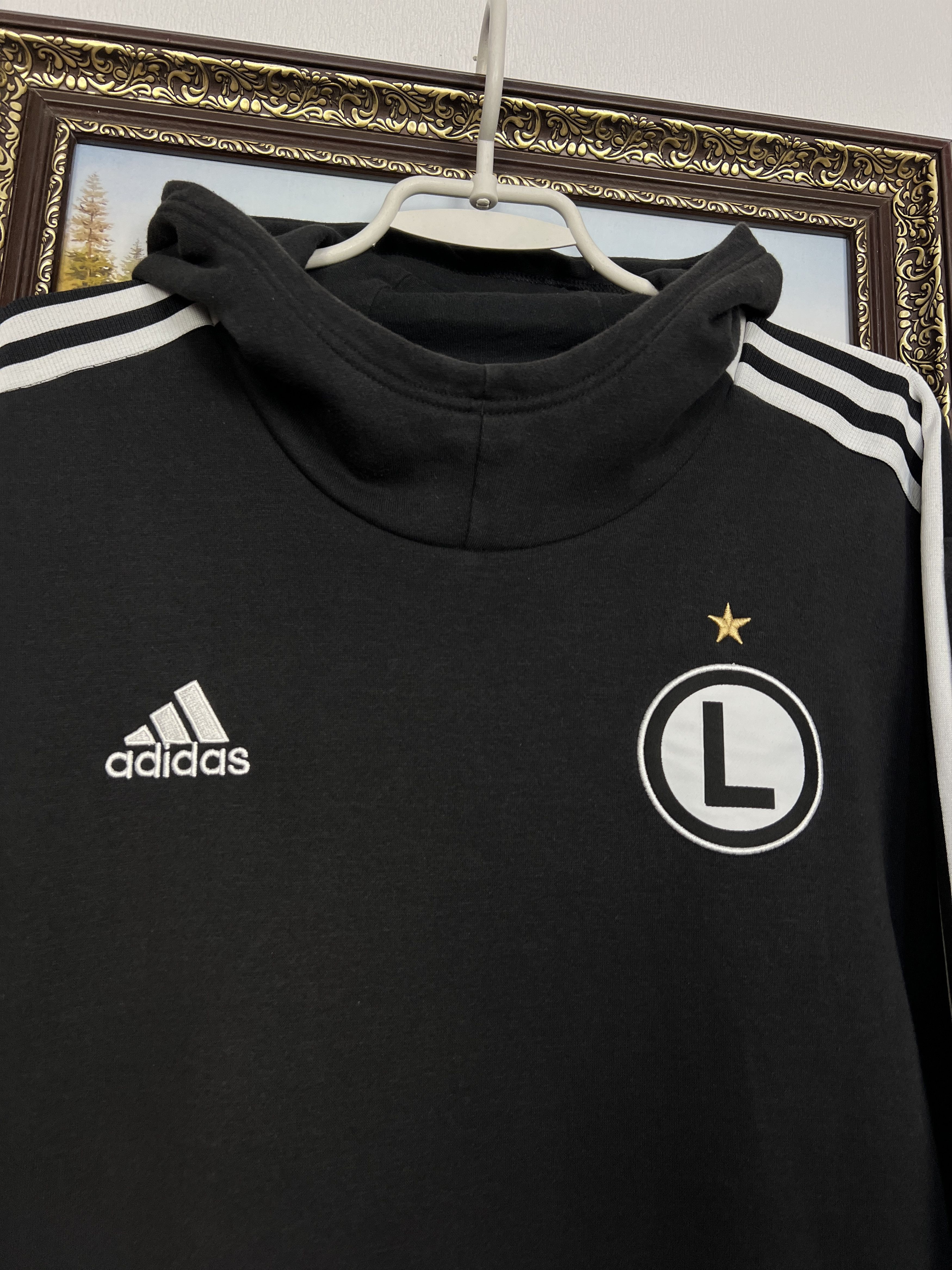 Adidas Adidas Legia Warsaw Football Hoodie Soccer Jacket Track Top Size US XL / EU 56 / 4 - 3 Thumbnail
