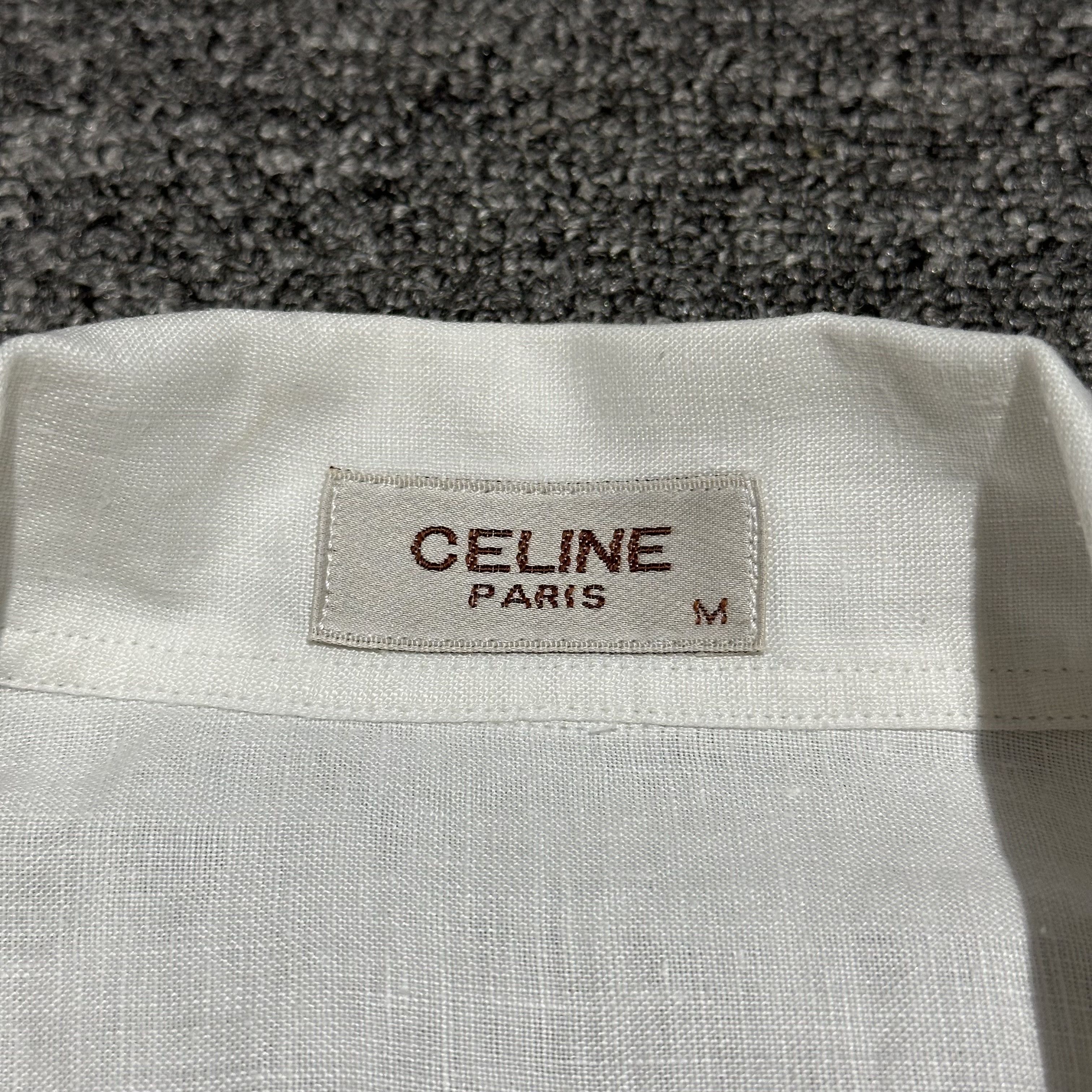 Celine Vintage Celine Button Ups Shirts Size US M / EU 48-50 / 2 - 4 Thumbnail