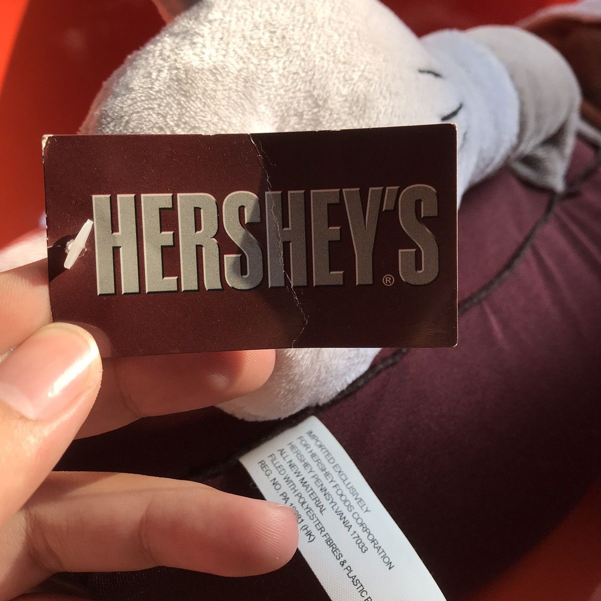CHOCOOLATE × Medicom Toy × Vintage Vintage 90s Hershey's Chocolate Bar Man Microbead Pillow dol Size ONE SIZE - 6 Thumbnail