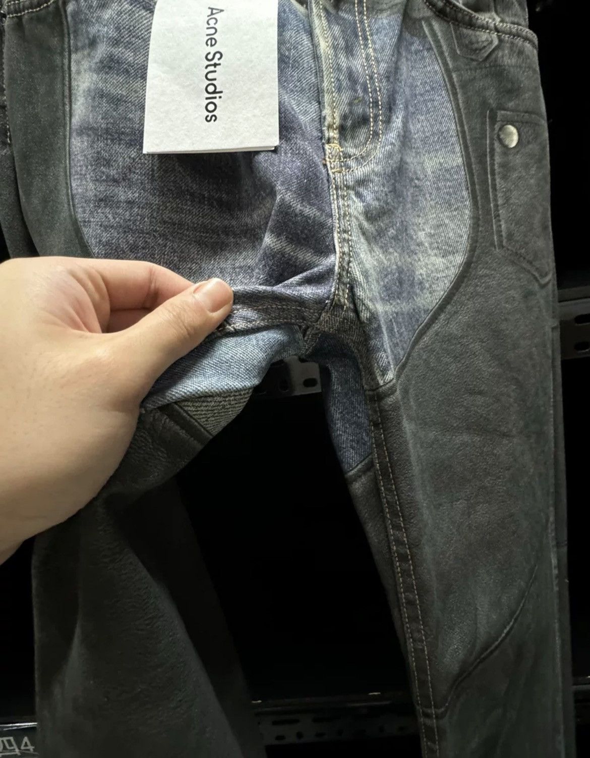 Acne Studios Acne Studios Digital printed washed jeans - -DMC Size US 29 - 3 Thumbnail