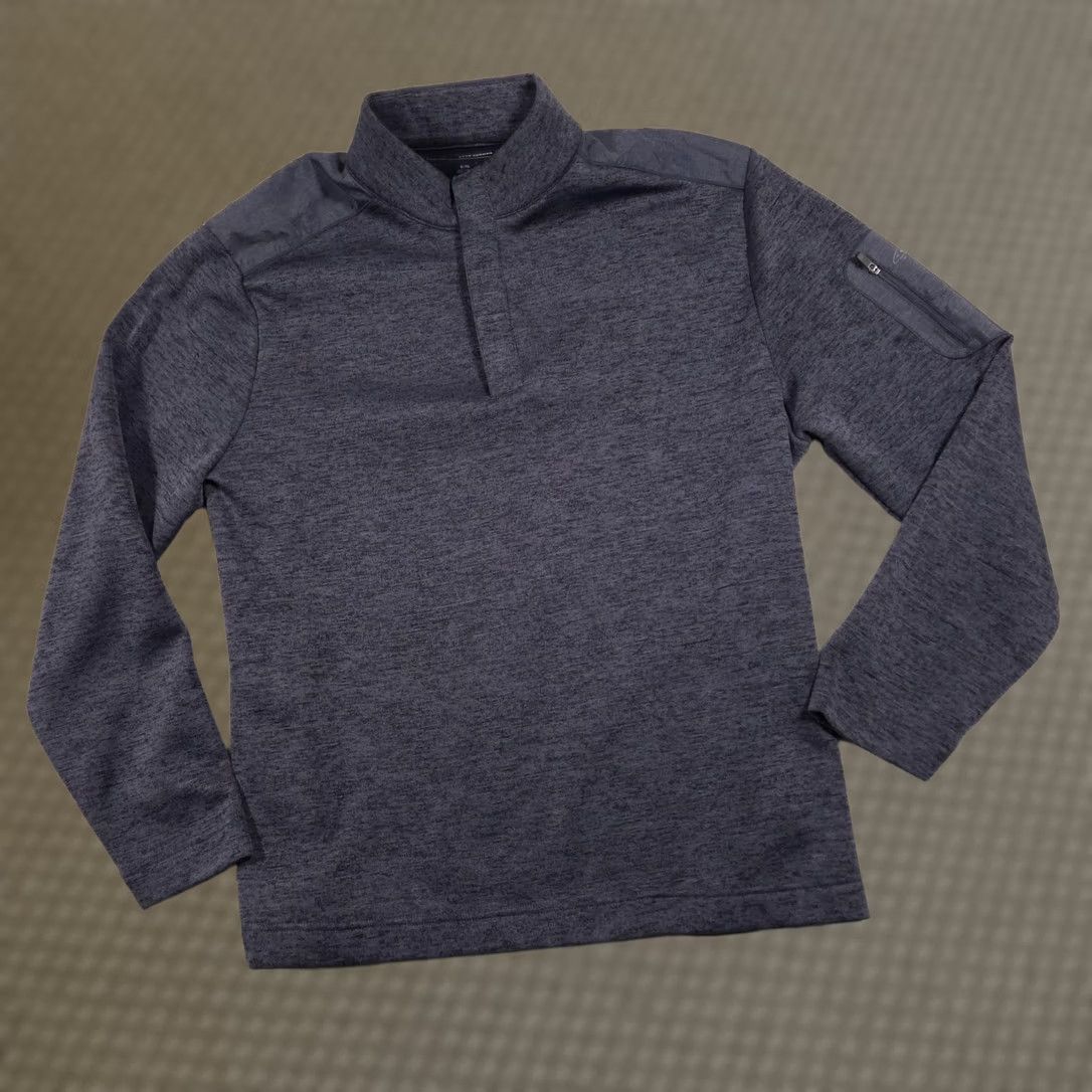 Vintage Greg Norman Pullover Mens XL Gray Mock Neck Long Sleeve Golf Performance Top Size US XL / EU 56 / 4 - 1 Thumbnail