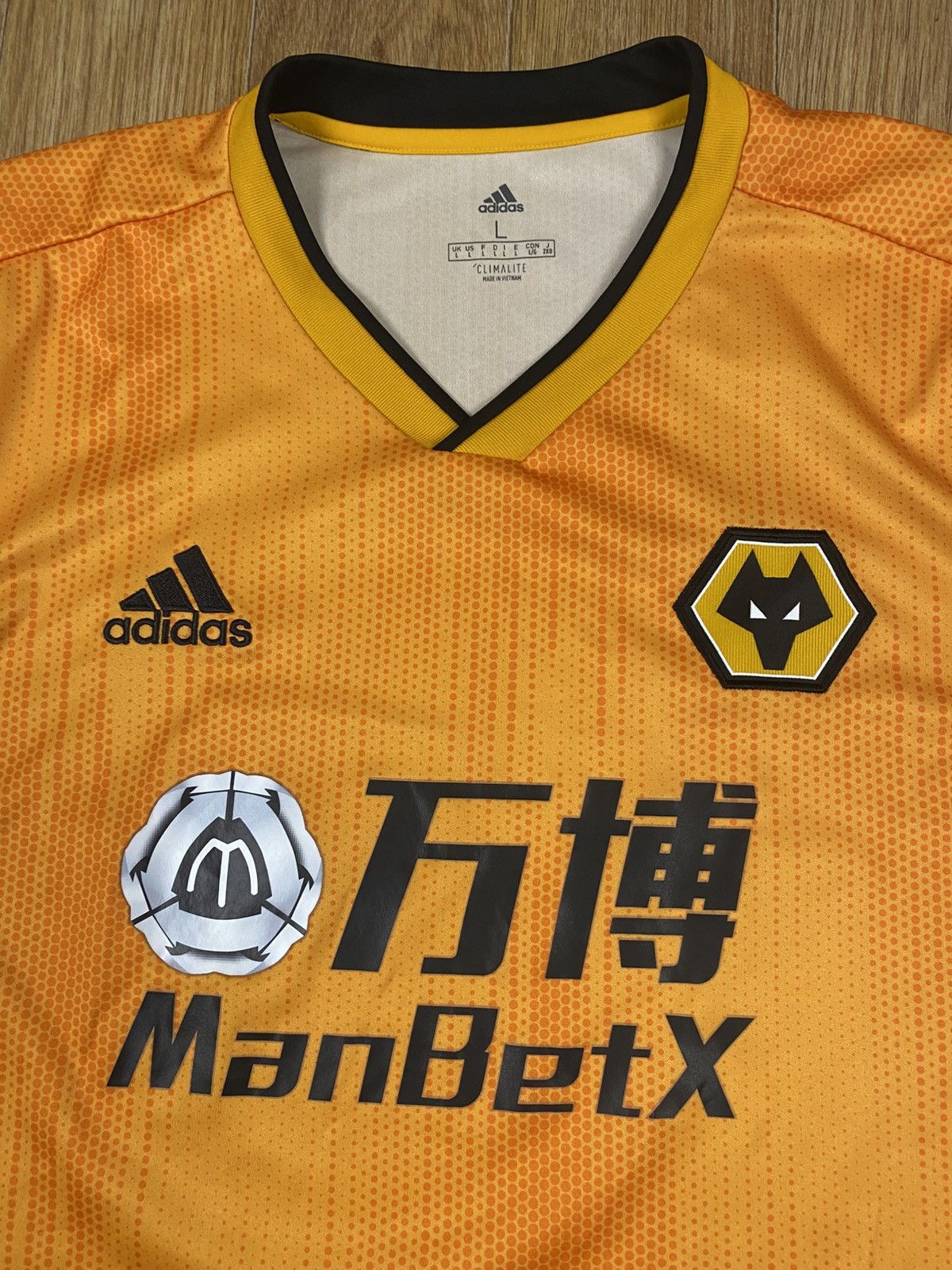 Adidas Wolverhampton 2019/20 Adidas Soccer Jersey Size: L Size US L / EU 52-54 / 3 - 2 Thumbnail