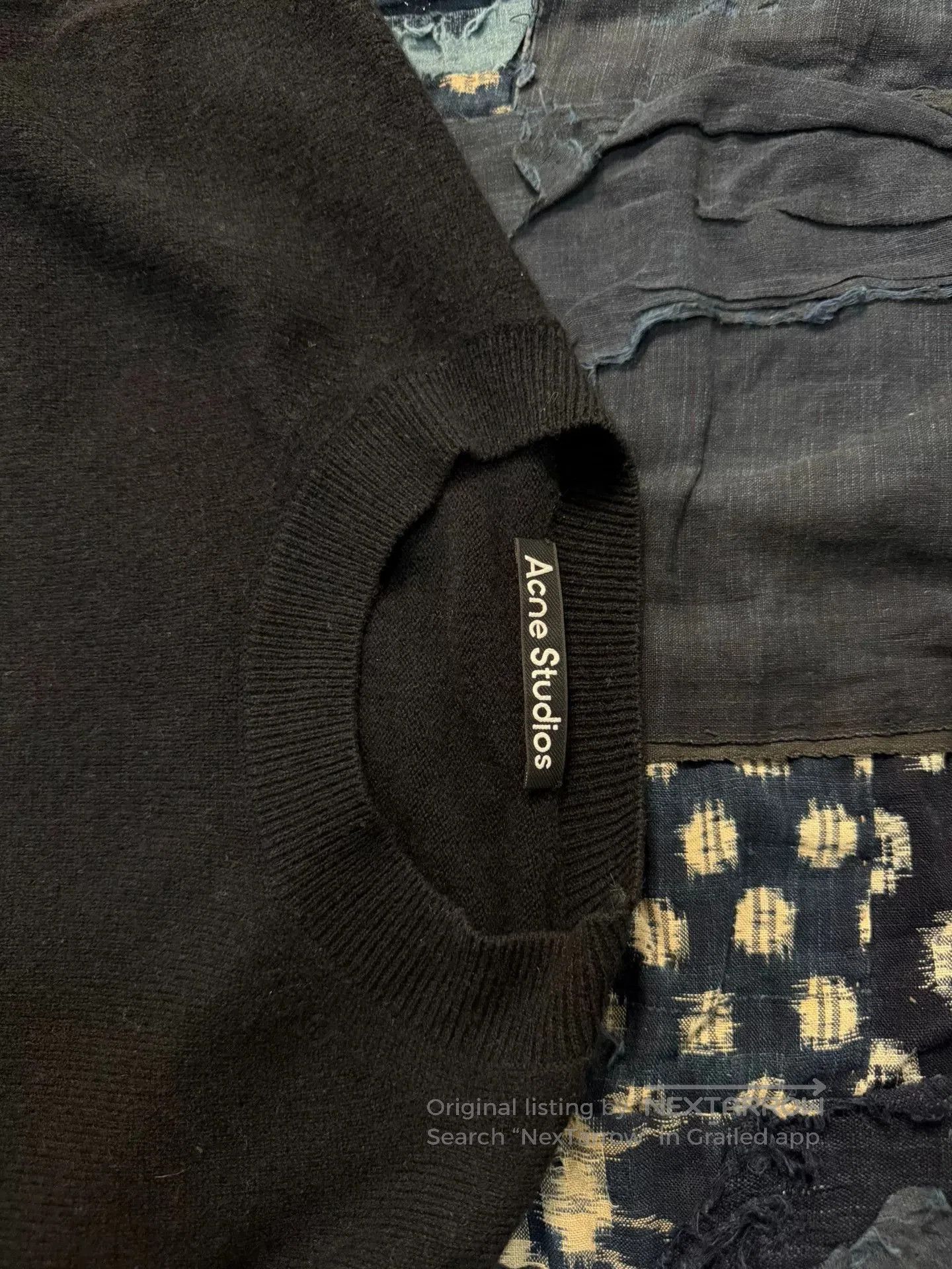 Acne Studios Acne Studios Black Knit Sweater Size L. Size US L / EU 52-54 / 3 - 4 Thumbnail