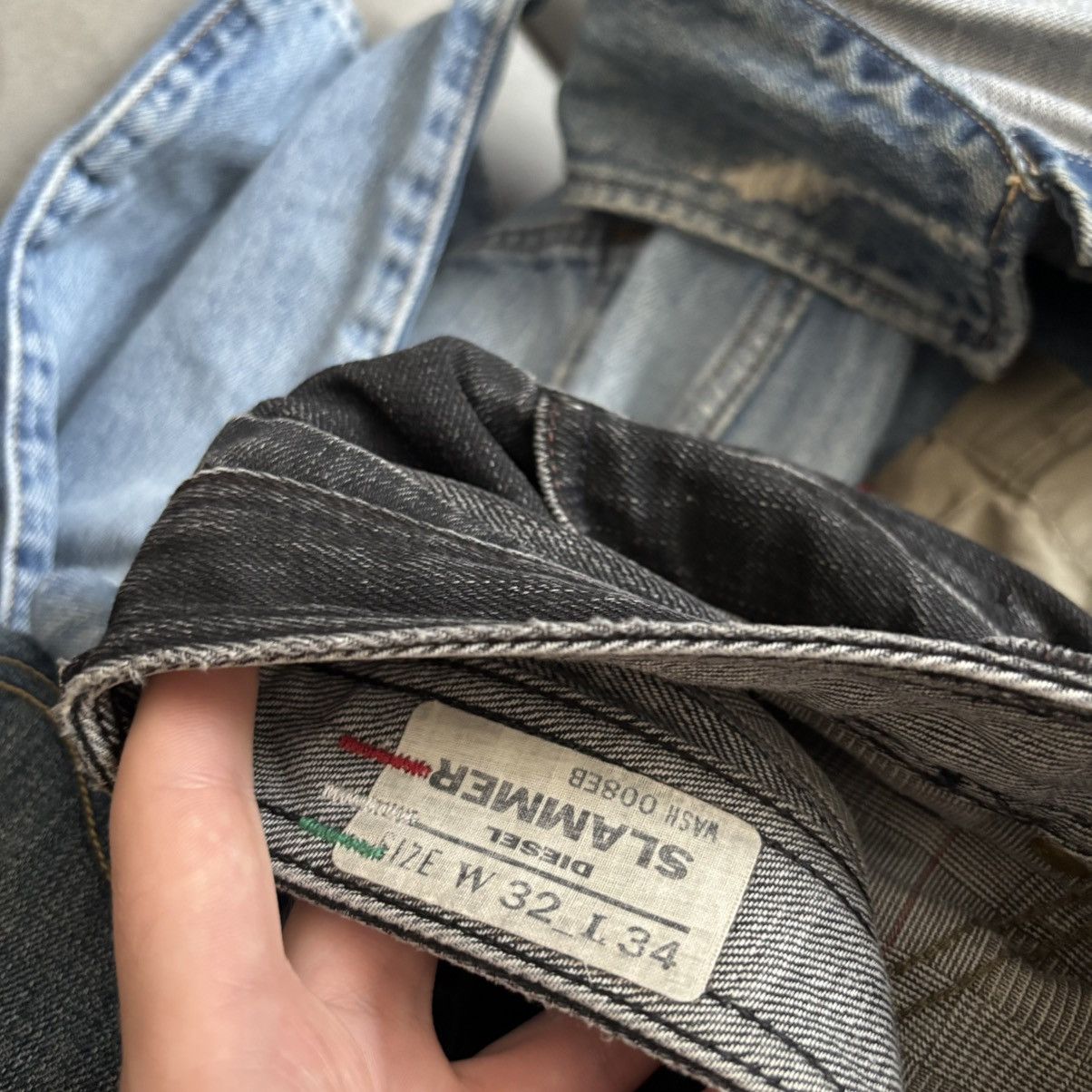 Diesel Vintage Y2K Diesel Italy Jeans Hedi Slimane Style Size US 34 / EU 50 - 6 Thumbnail