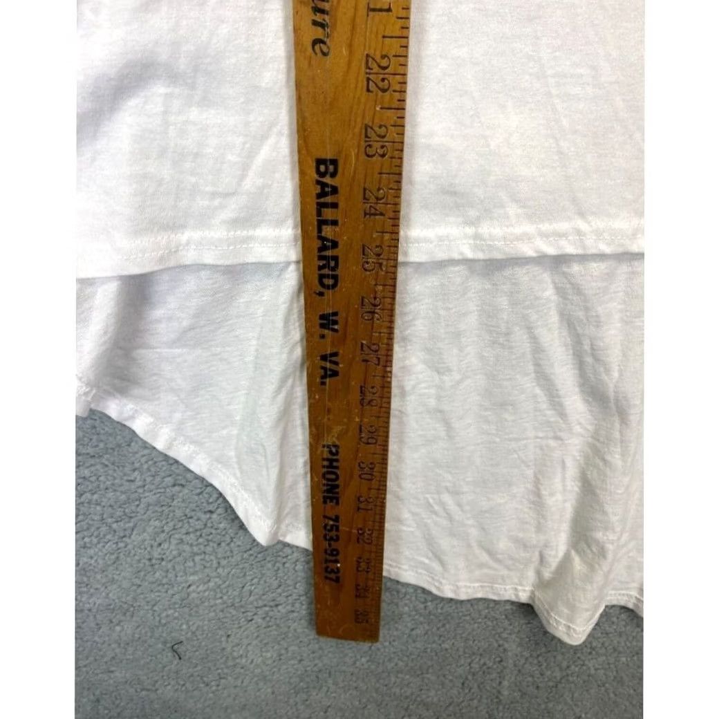 Vintage Shirt Womens L White God Good All The Time Women Cotton Tee Ladies Fire NEW Size L / US 10 / IT 46 - 8 Thumbnail