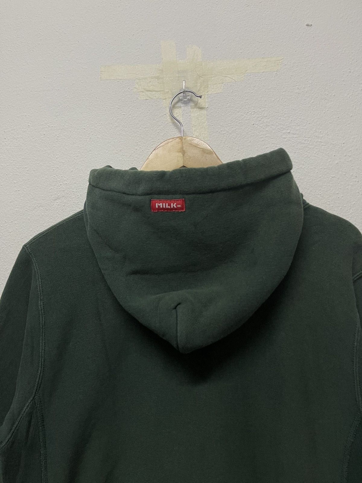 Champion × Vintage VINTAGE CHAMPION X MILKFED BOX LOGO HOODIE GREEN COLOUR Size US S / EU 44-46 / 1 - 11 Thumbnail