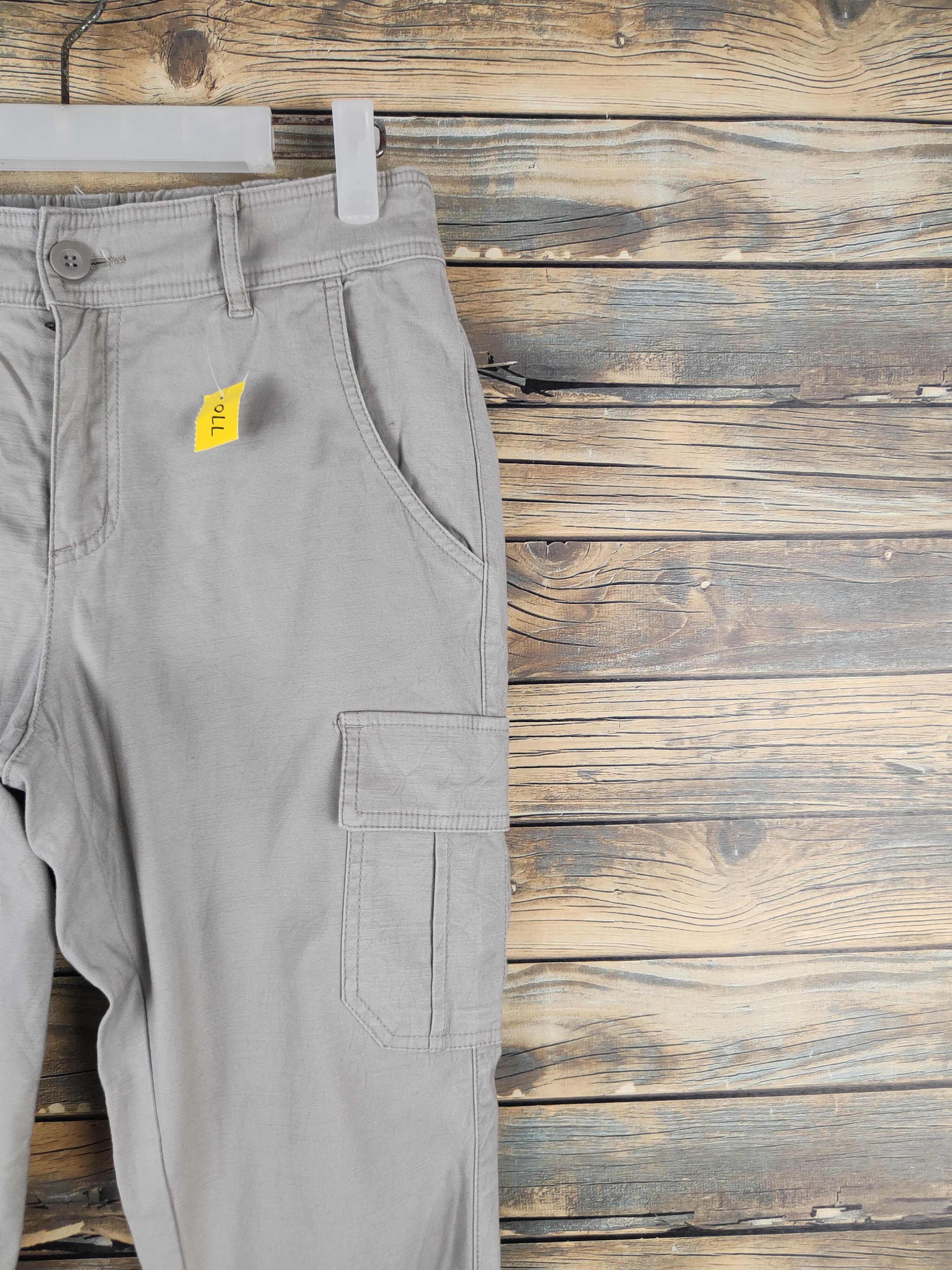 Japanese Brand DL Elle Gray Multipocket Tactical Cargo Pants #770 Size US 29 - 5 Thumbnail