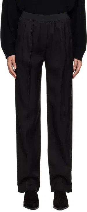Loulou de Saison o1s22i1n1024 Takaroa Trousers in Black Size 27" / US 4 / IT 40 - 1 Thumbnail