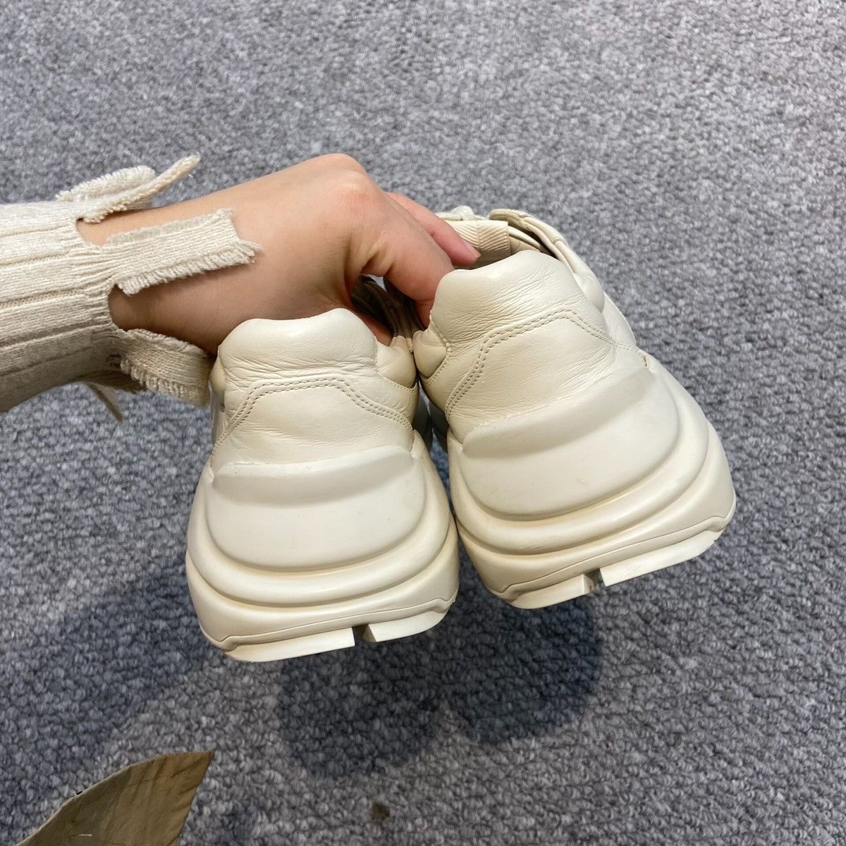 Gucci Gucci Rhyton Leather Sneakers Size US 7 / IT 37 - 4 Thumbnail