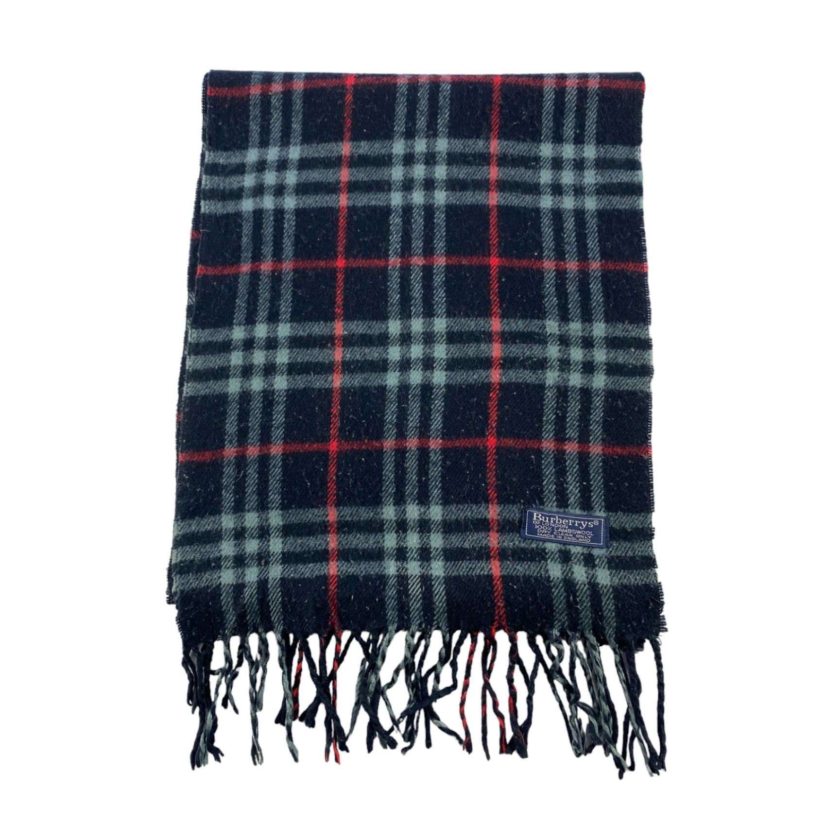 Burberry × Vintage Burberry Scarf / Muffler / Neckwear - WW1144 Size ONE SIZE - 2 Thumbnail