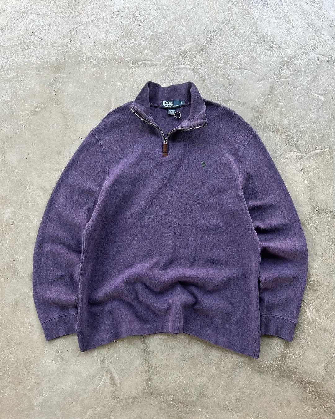 Polo Ralph Lauren × Vintage Y2k Polo By Ralph Lauren Quarter Zipper Sweatershit Size US L / EU 52-54 / 3 - 1 Thumbnail